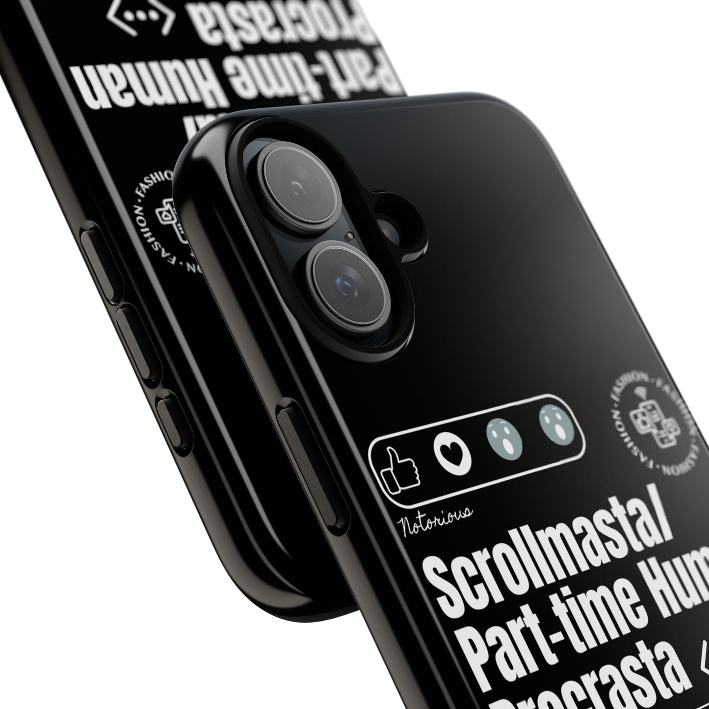 Virtuosoh Scrollmasta Tough Phone Case for iPhone -Black