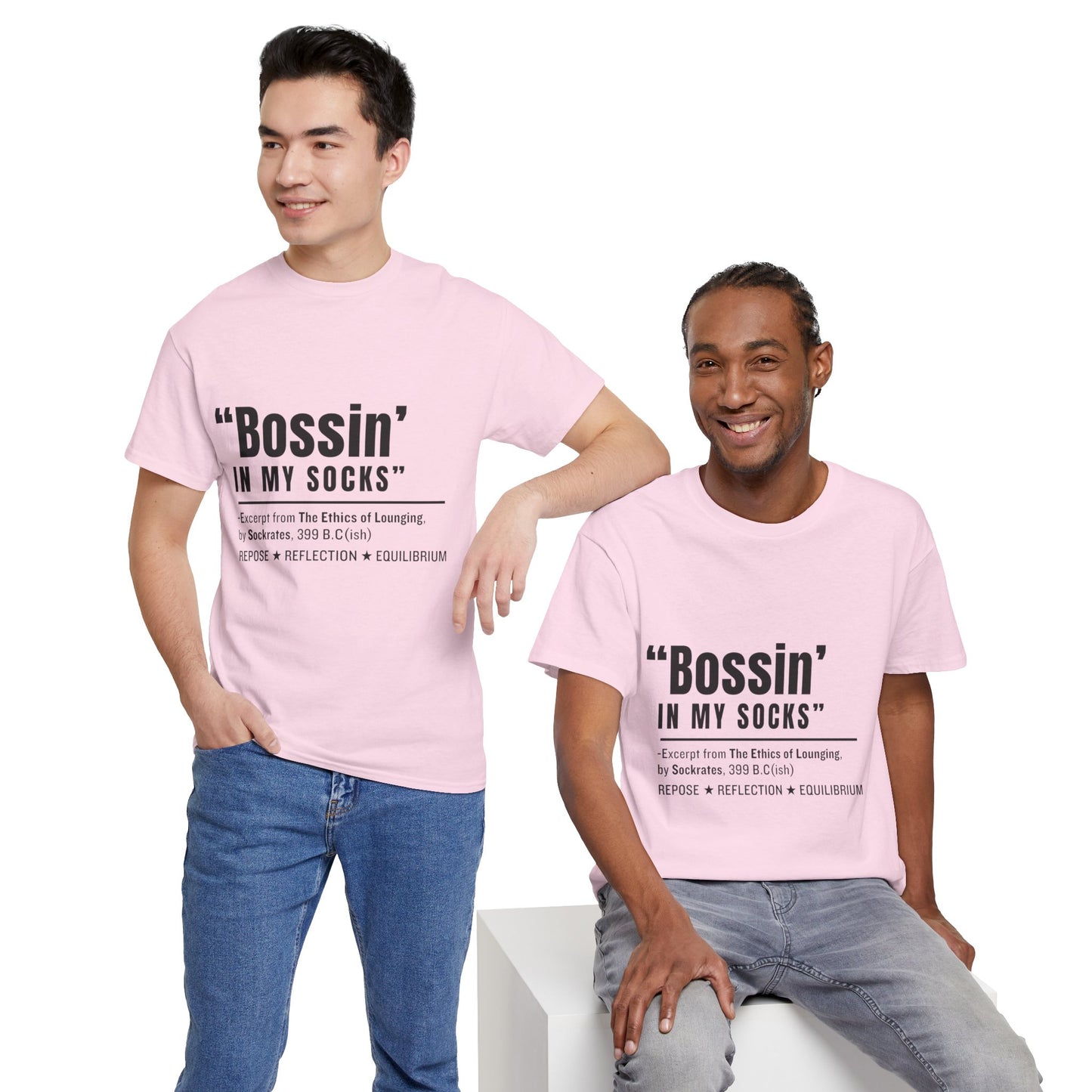 Virtuosoh Bossin' in My Socks Unisex Heavy Cotton T-shirt