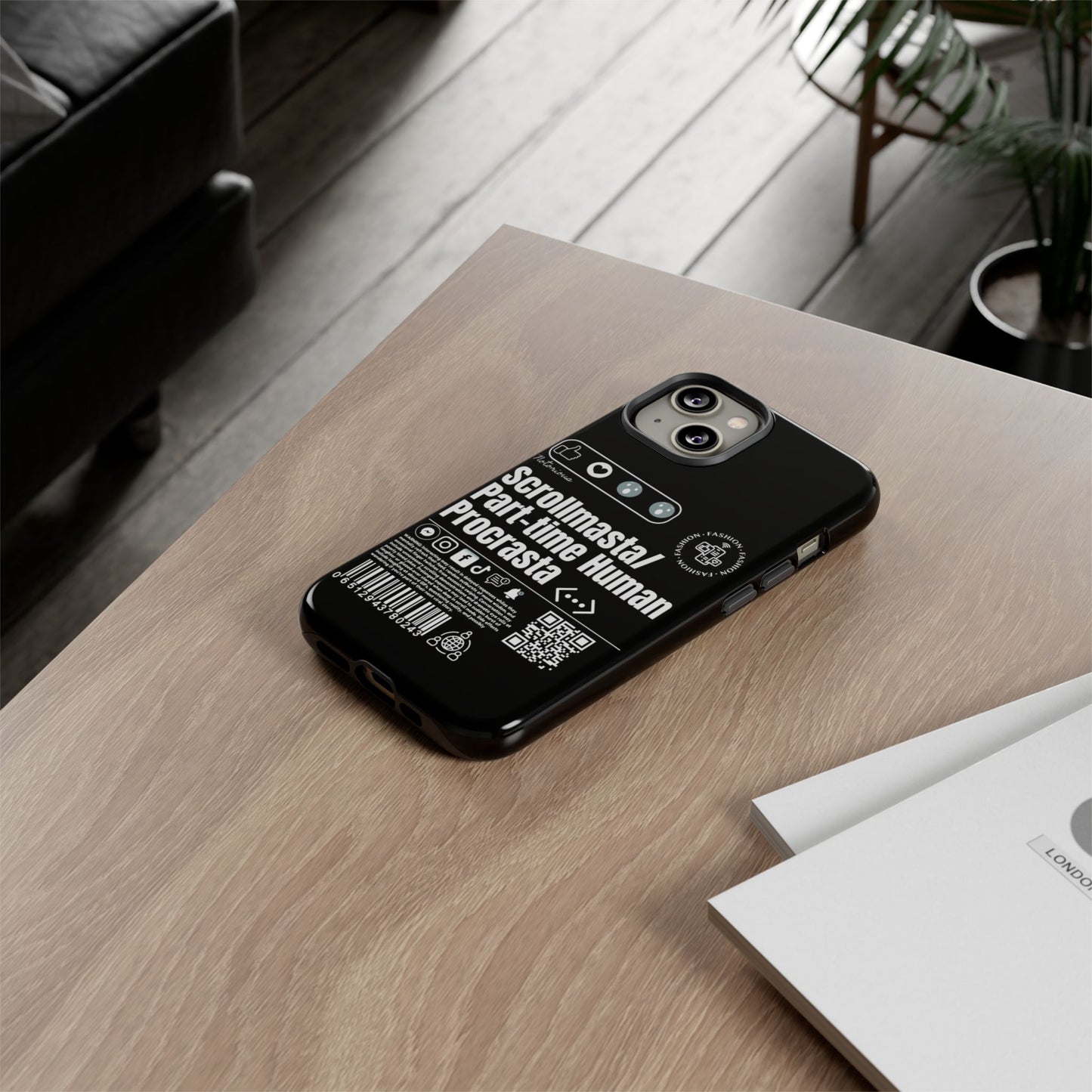 Virtuosoh Scrollmasta Tough Phone Case for iPhone -Black