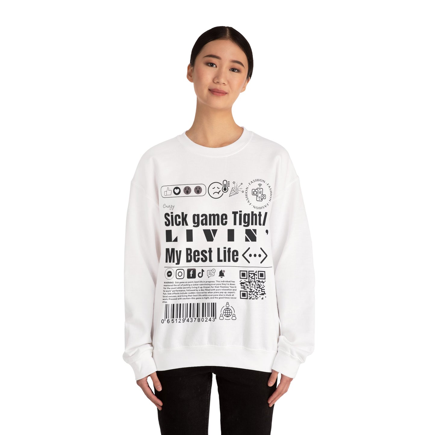 Virtuosoh Sick Game Tight Unisex Sweatshirt