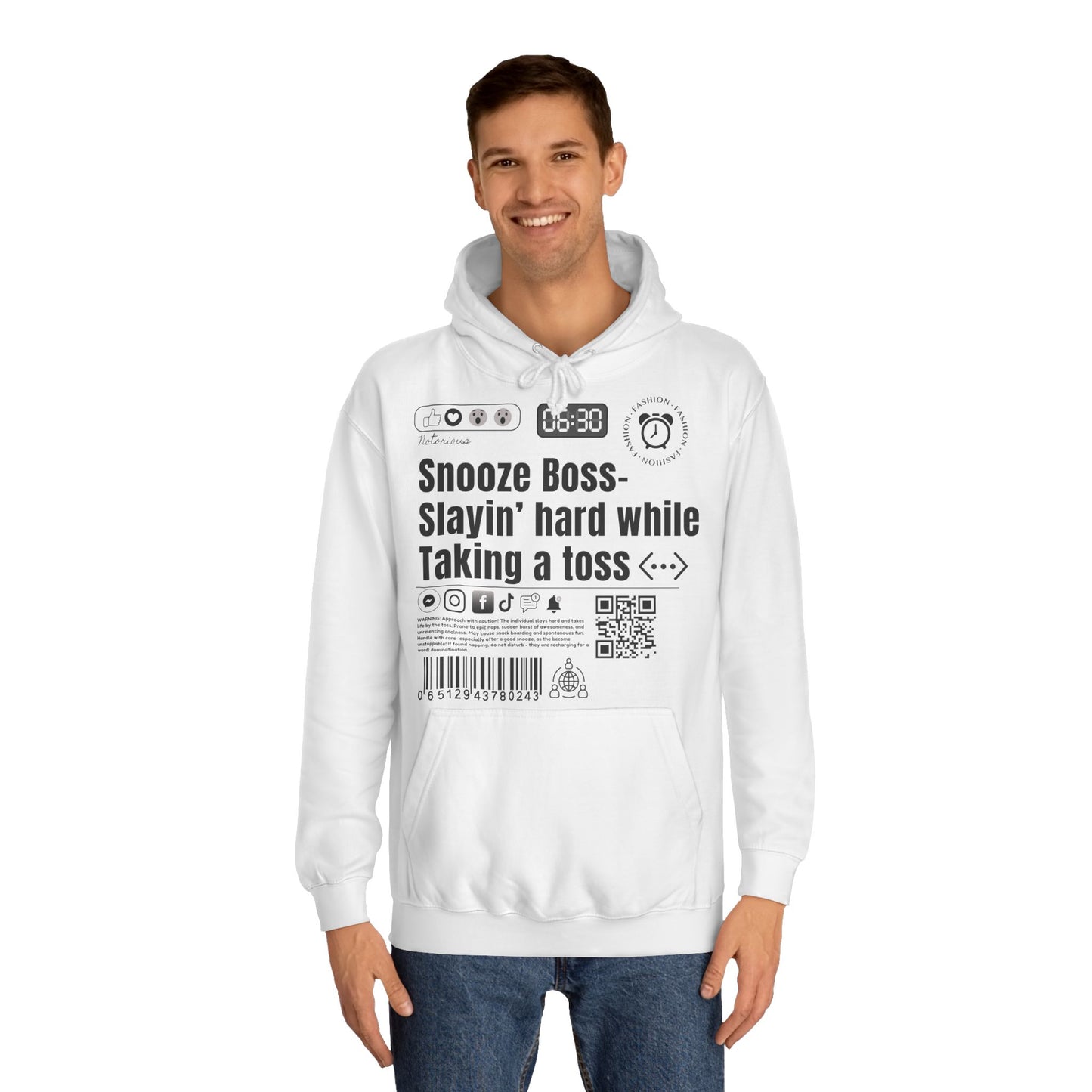Virtuosoh Snooze Boss Unisex Hoodie