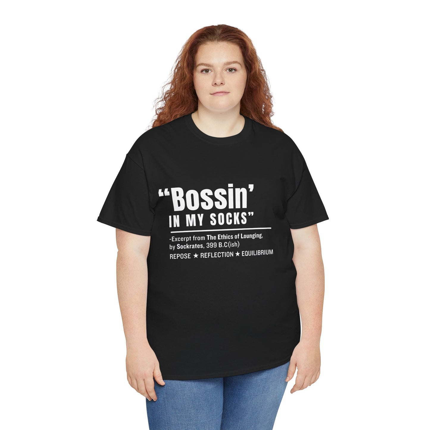 Virtuosoh Bossin' in My Socks Unisex Heavy Cotton T-shirt