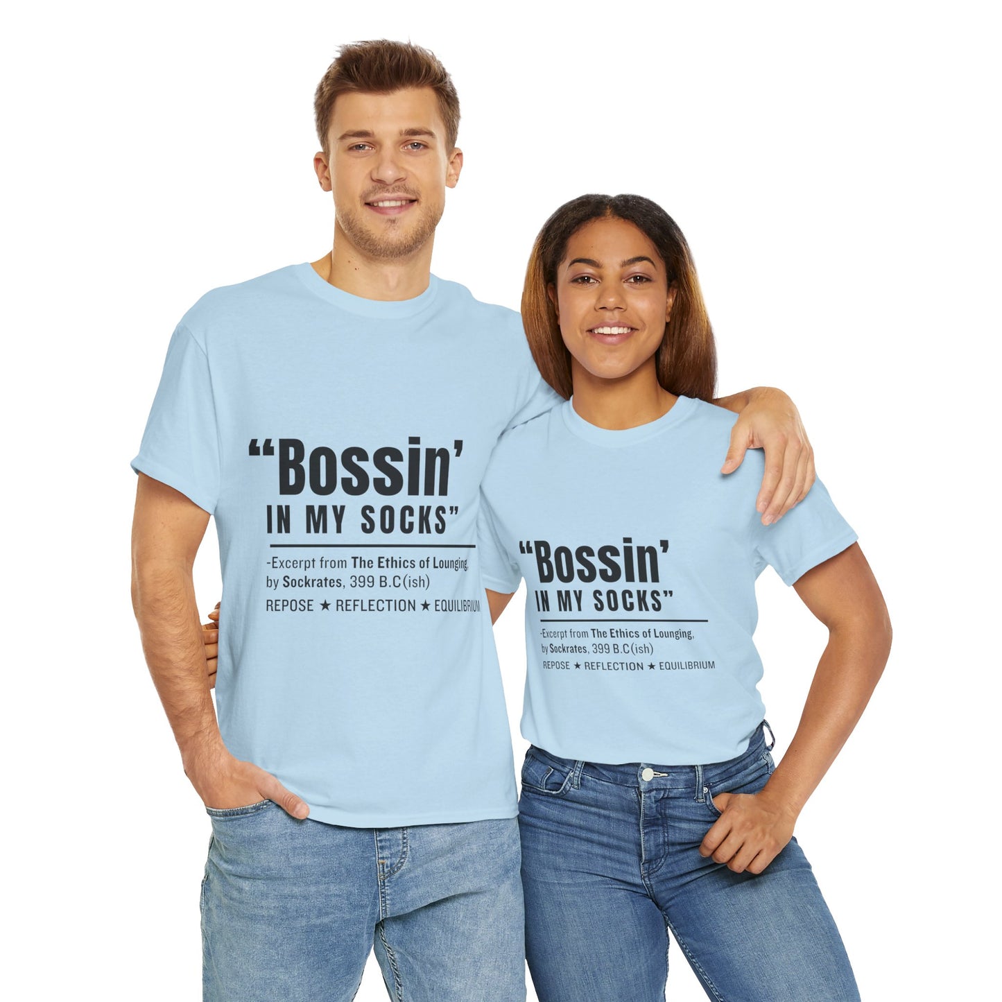 Virtuosoh Bossin' in My Socks Unisex Heavy Cotton T-shirt