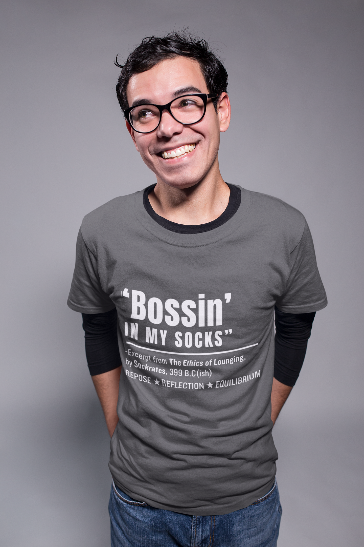 Virtuosoh Bossin' in My Socks Unisex Heavy Cotton T-shirt