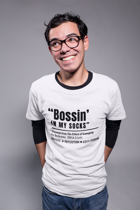 Virtuosoh Bossin' in My Socks Unisex Heavy Cotton T-shirt