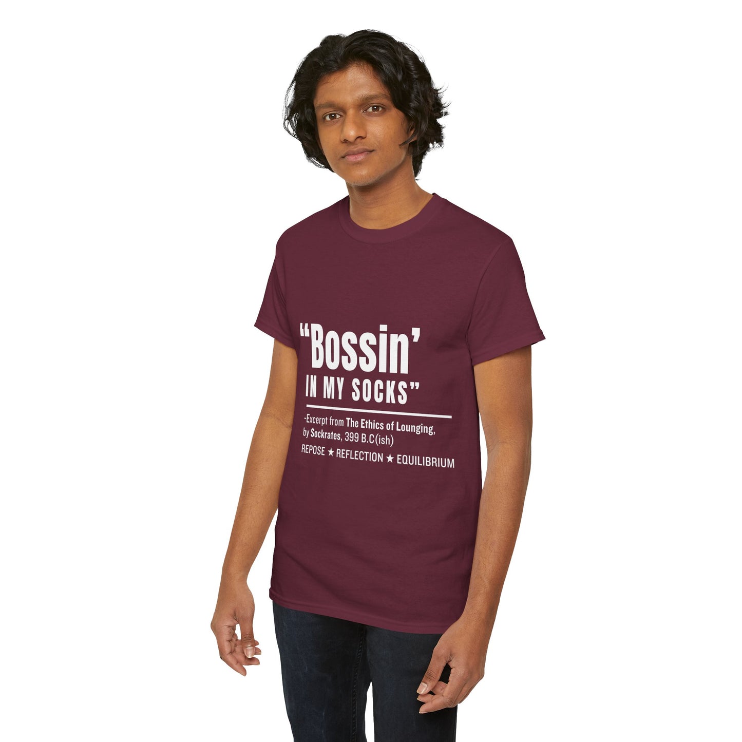 Virtuosoh Bossin' in My Socks Unisex Heavy Cotton T-shirt