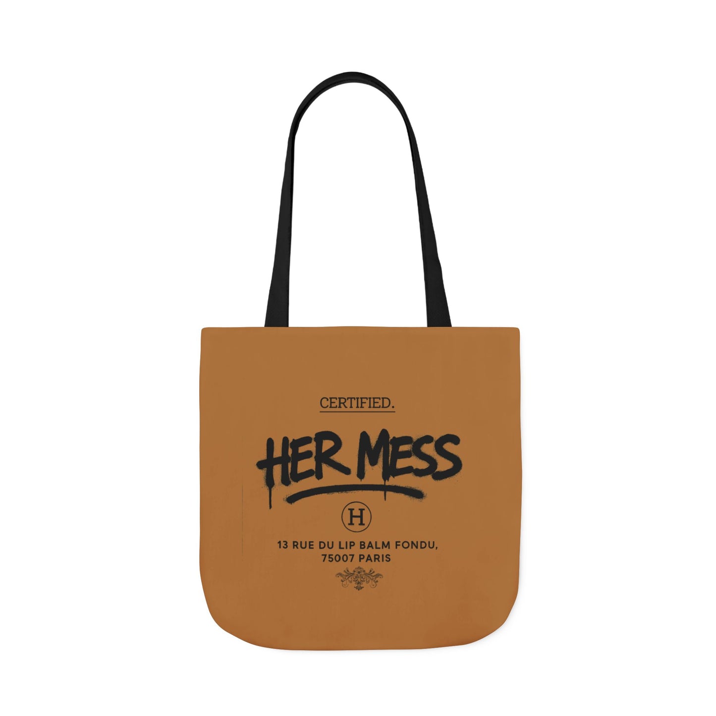 Virtuoso Canvas Tote Bag - "HER MESS" 18" x 18"