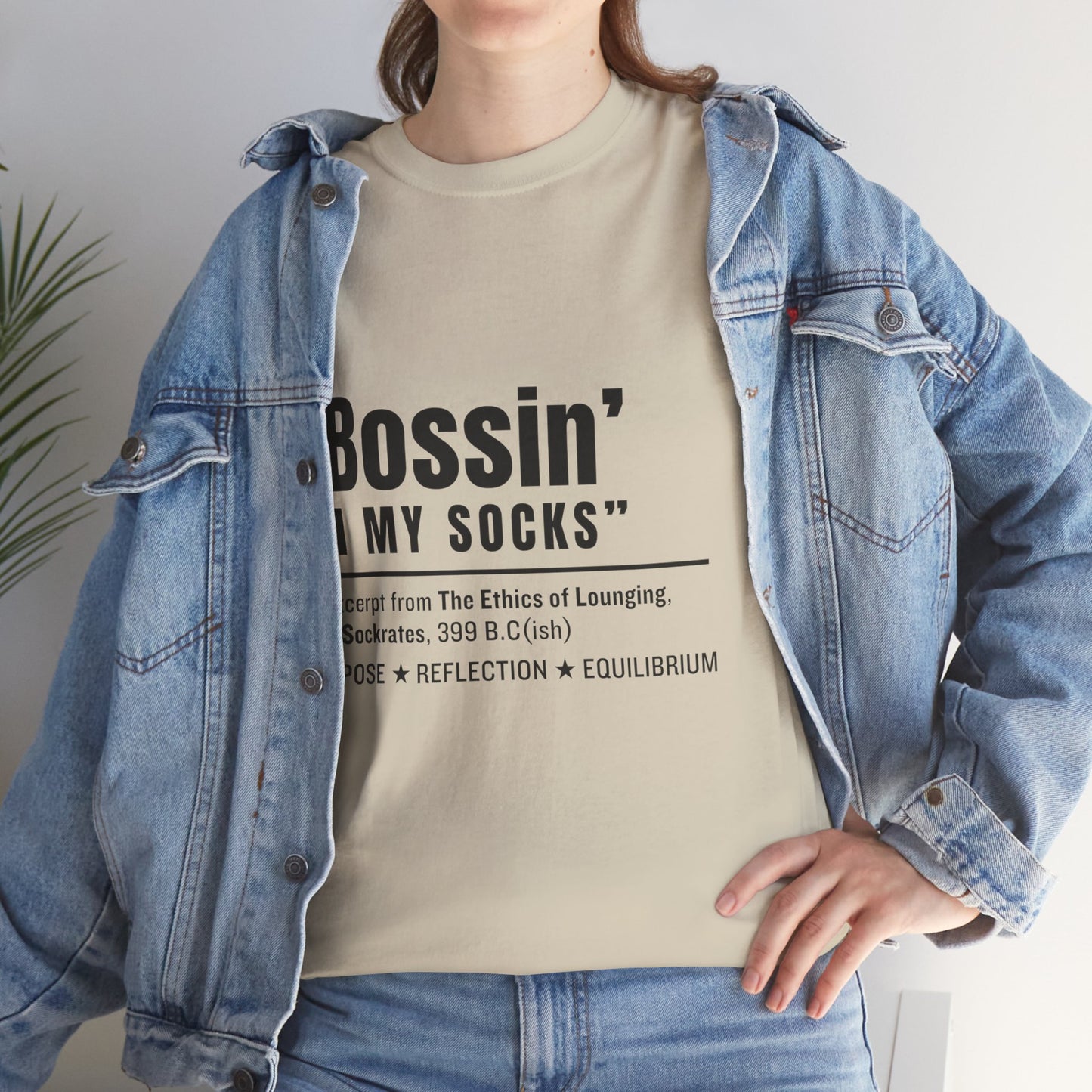 Virtuosoh Bossin' in My Socks Unisex Heavy Cotton T-shirt