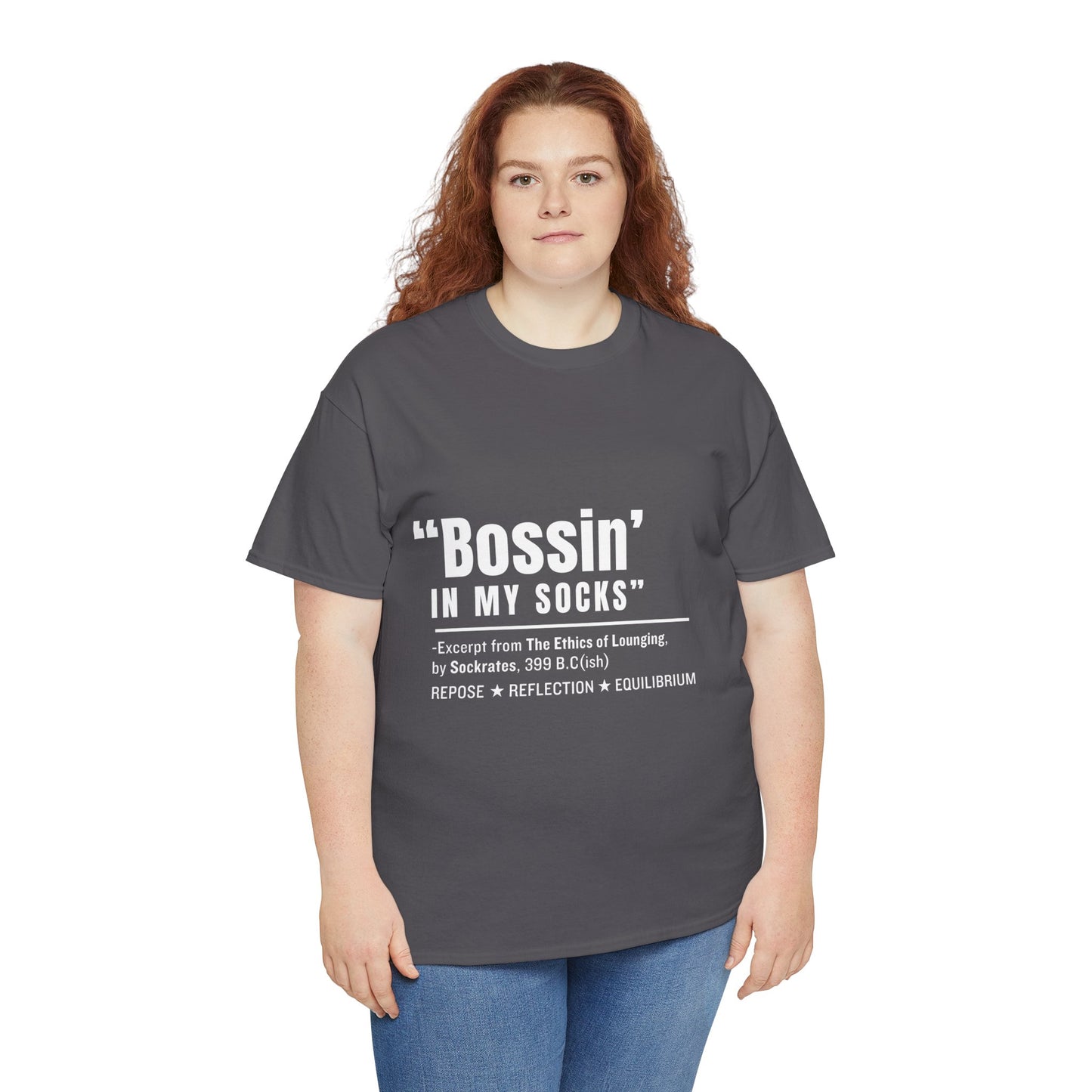 Virtuosoh Bossin' in My Socks Unisex Heavy Cotton T-shirt