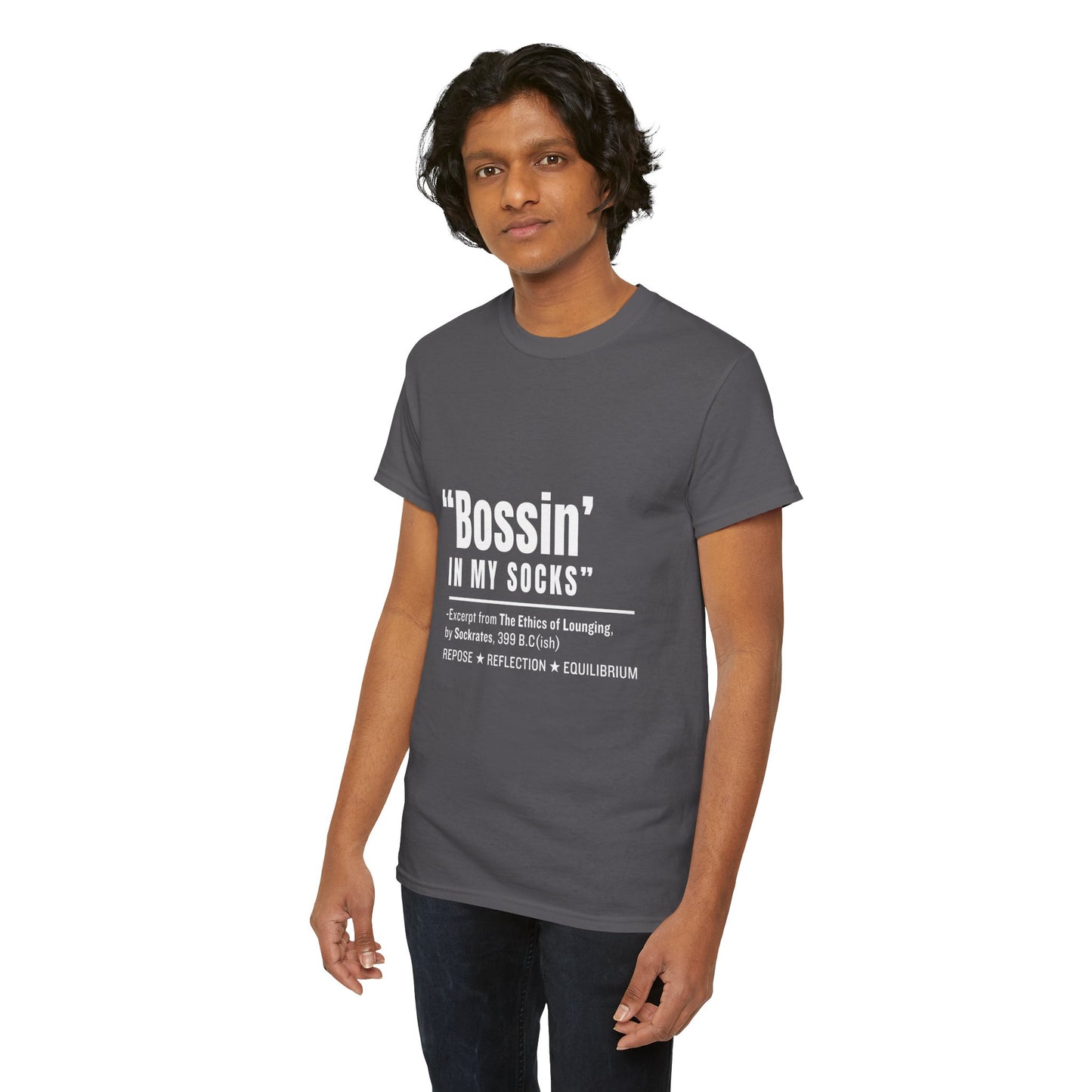 Virtuosoh Bossin' in My Socks Unisex Heavy Cotton T-shirt