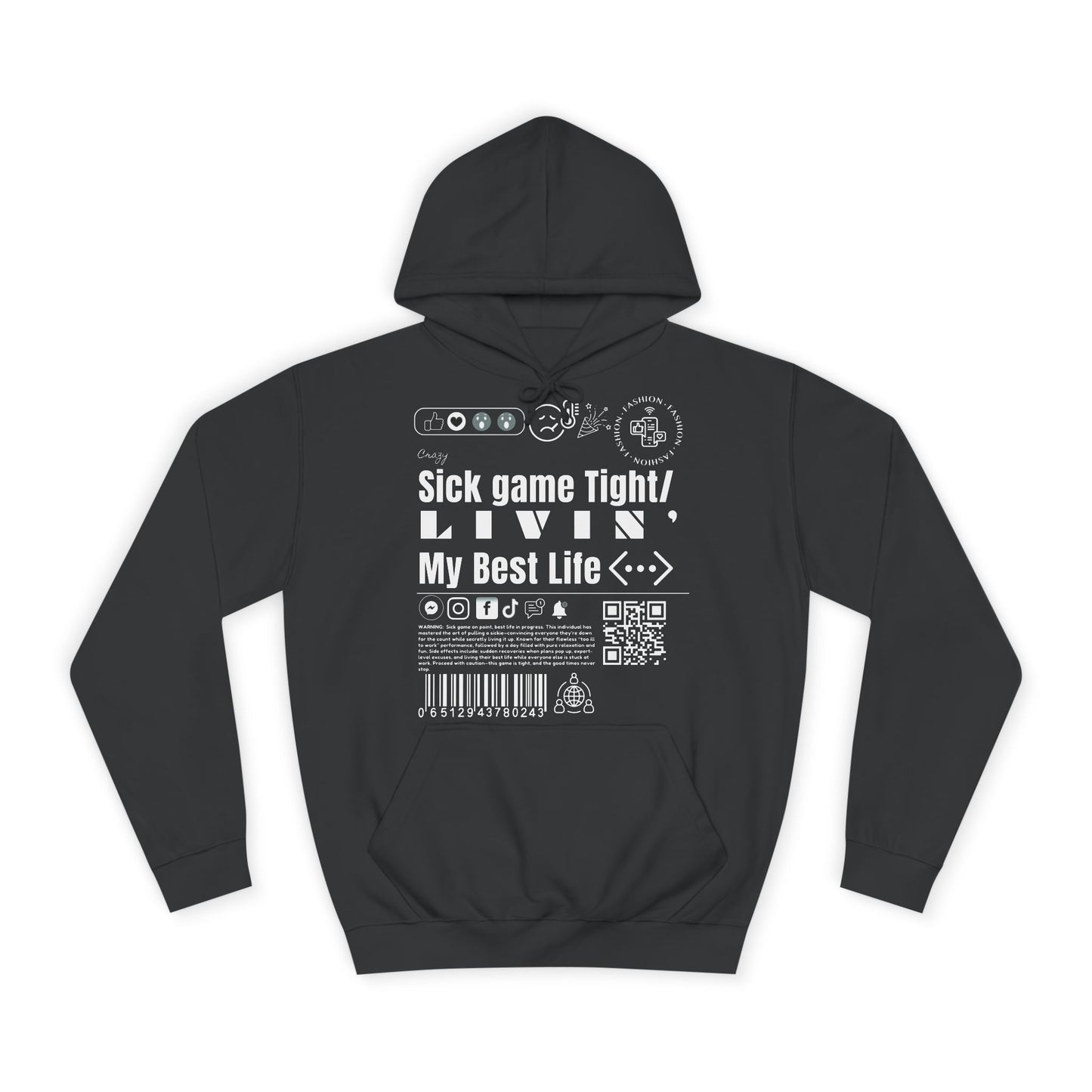 Virtuosoh Sick Game Tight Unisex Hoodie
