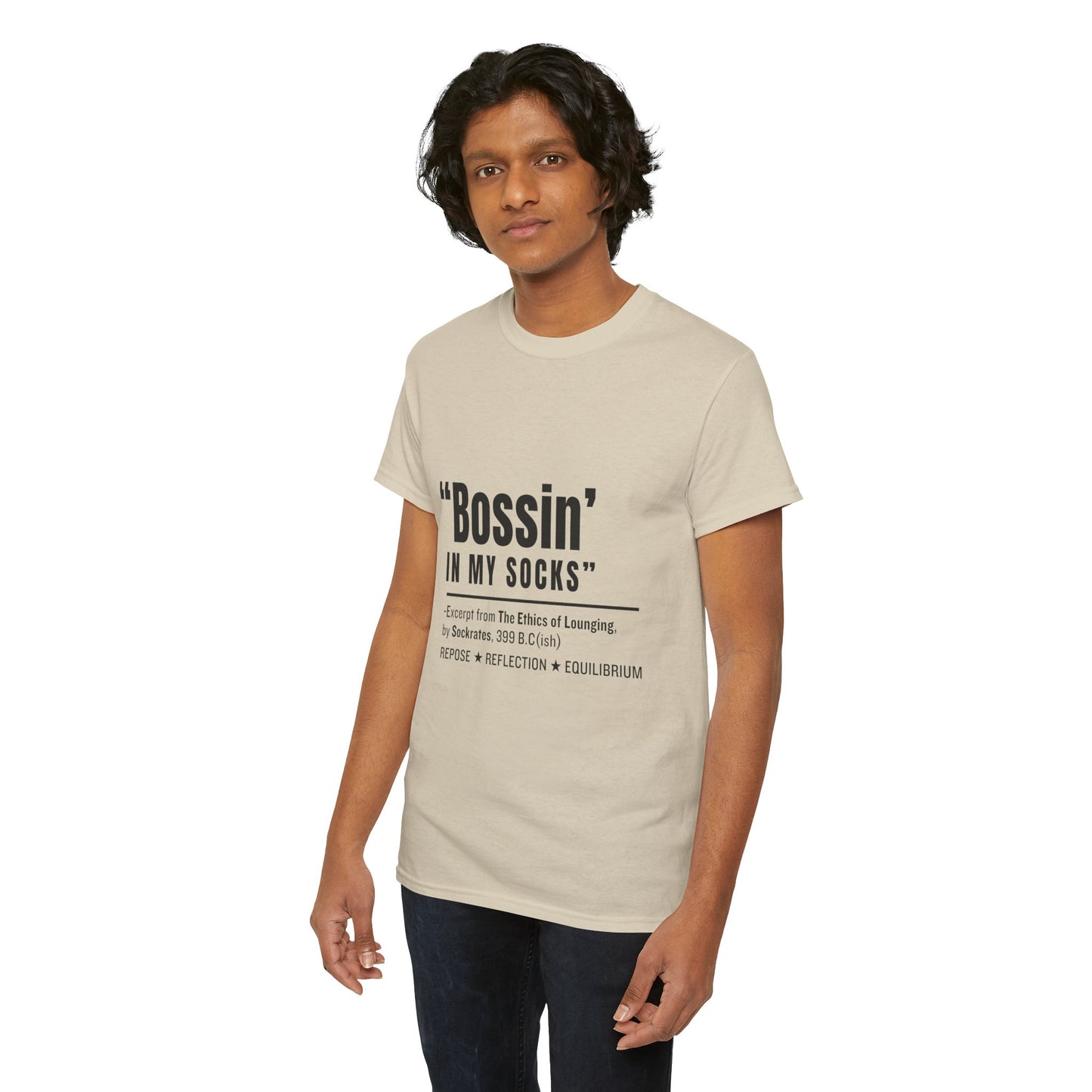 Virtuosoh Bossin' in My Socks Unisex Heavy Cotton T-shirt