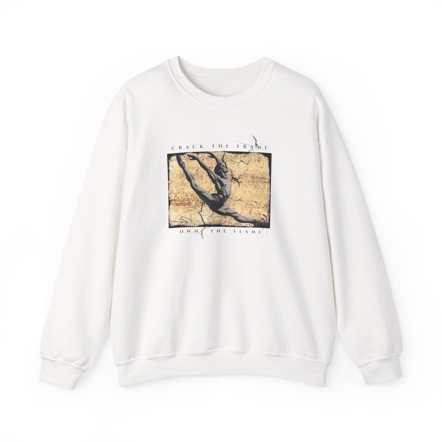 Virtuosoh Crack the Frame Own the Flame unisex sweatshirt