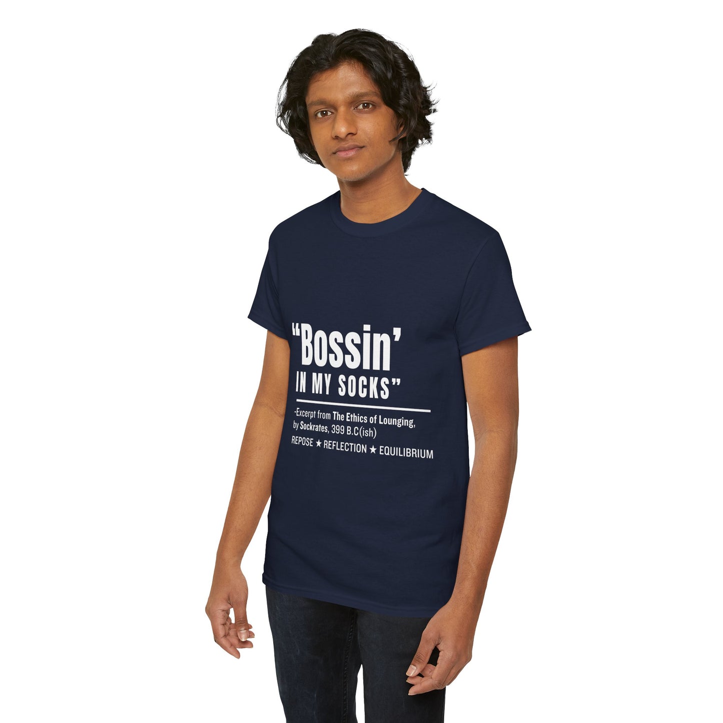 Virtuosoh Bossin' in My Socks Unisex Heavy Cotton T-shirt