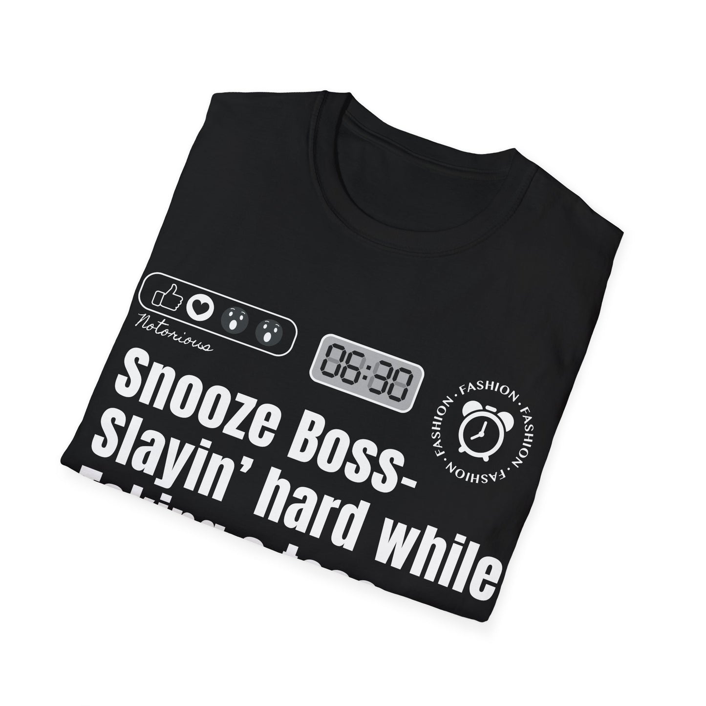 Virtuosoh Snooze Boss soft style  Unisex T-shirt