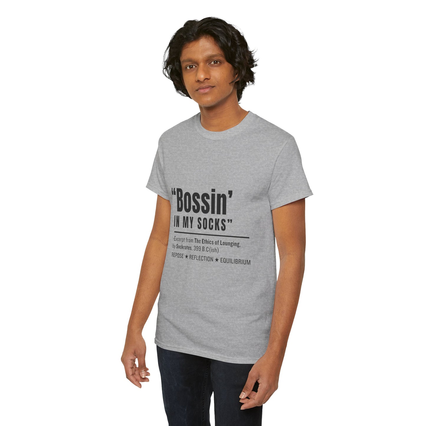 Virtuosoh Bossin' in My Socks Unisex Heavy Cotton T-shirt