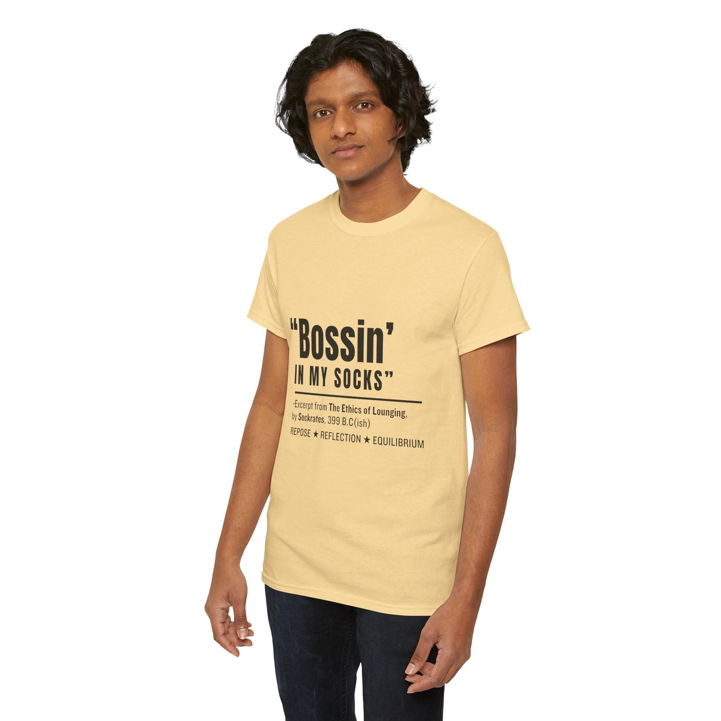 Virtuosoh Bossin' in My Socks Unisex Heavy Cotton T-shirt