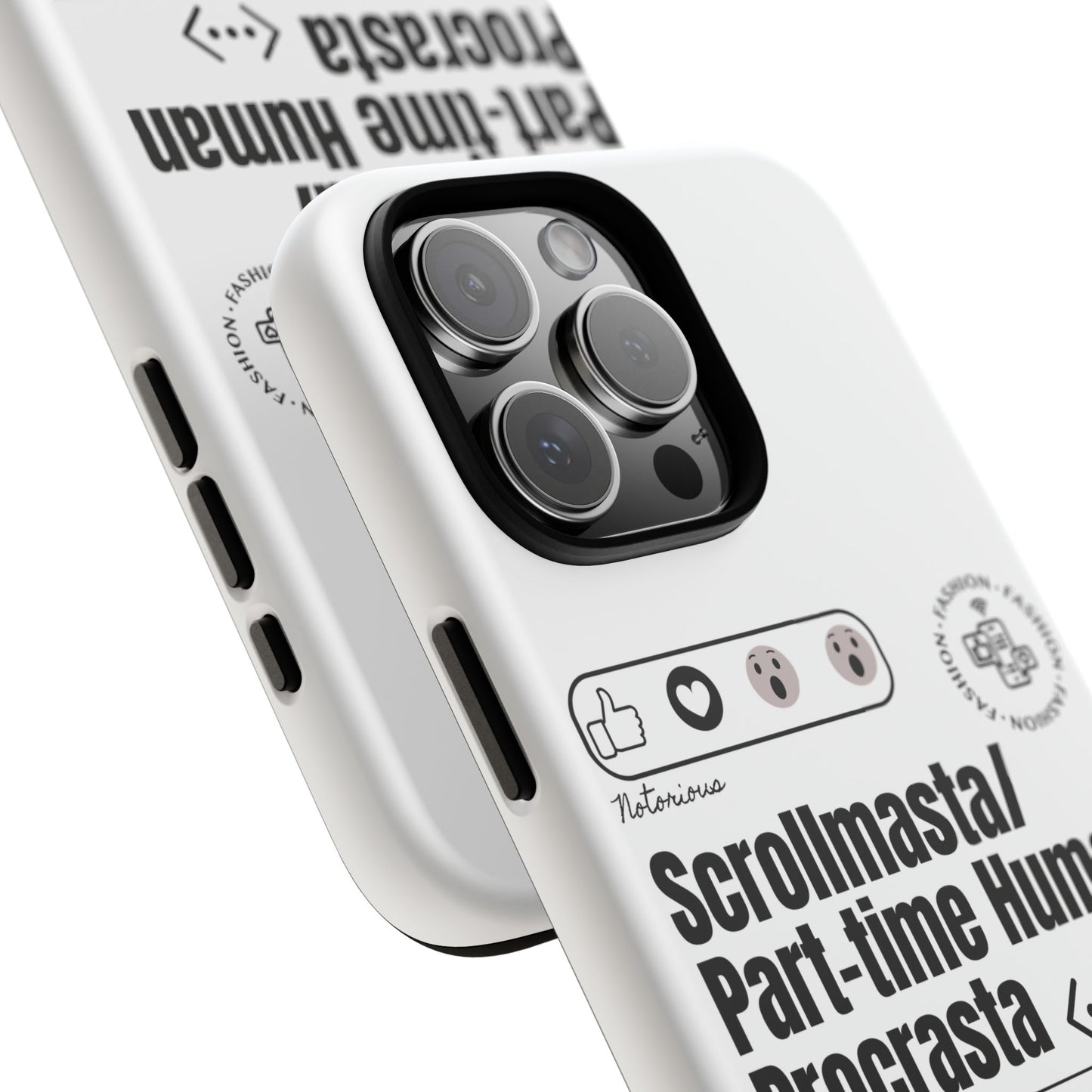 Virtuosoh Scrollmasta Tough Phone case for iPhone - White