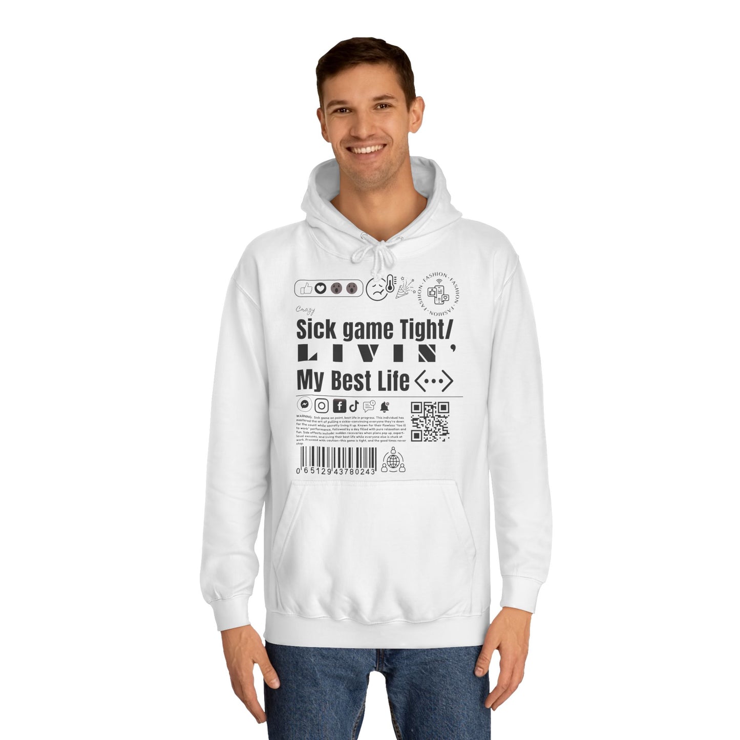 Virtuosoh Sick Game Tight Unisex Hoodie