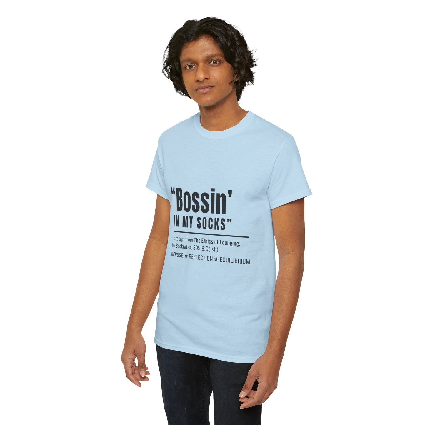 Virtuosoh Bossin' in My Socks Unisex Heavy Cotton T-shirt