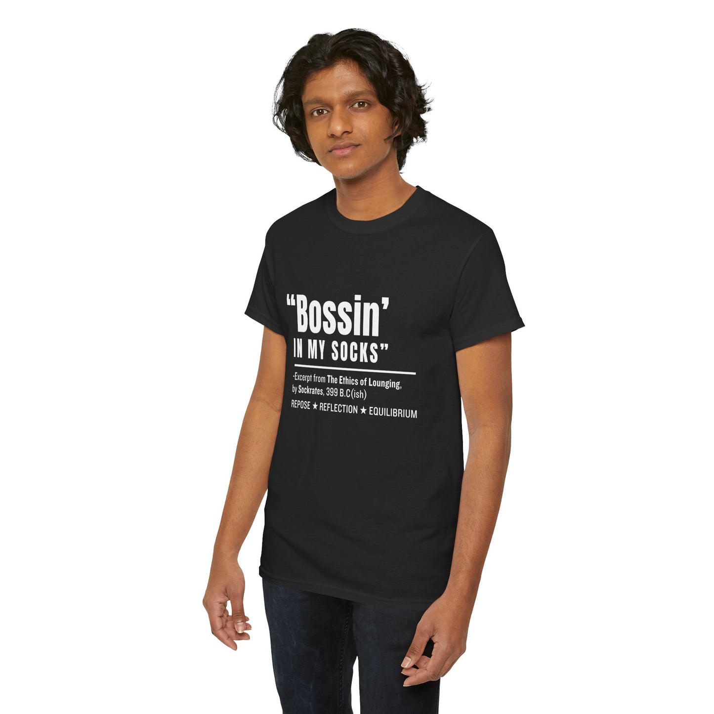 Virtuosoh Bossin' in My Socks Unisex Heavy Cotton T-shirt