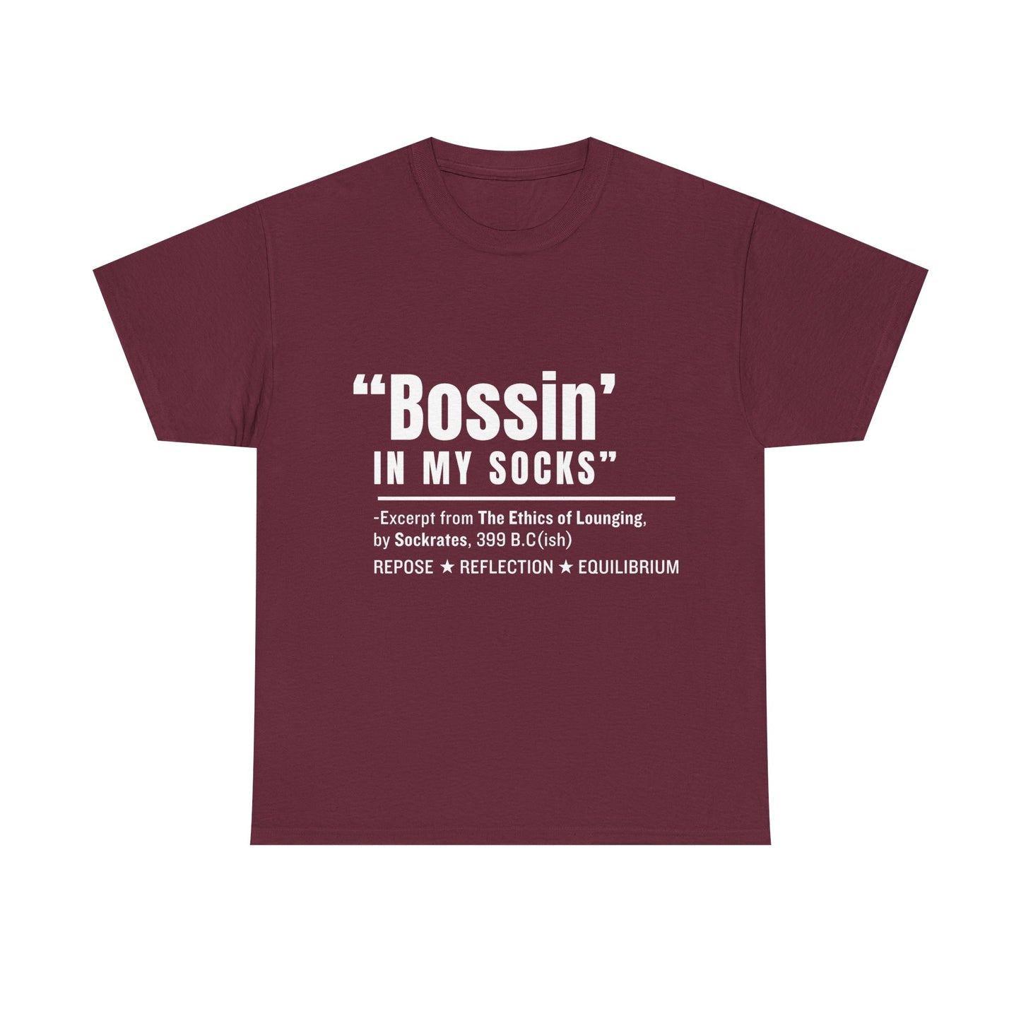 Virtuosoh Bossin' in My Socks Unisex Heavy Cotton T-shirt