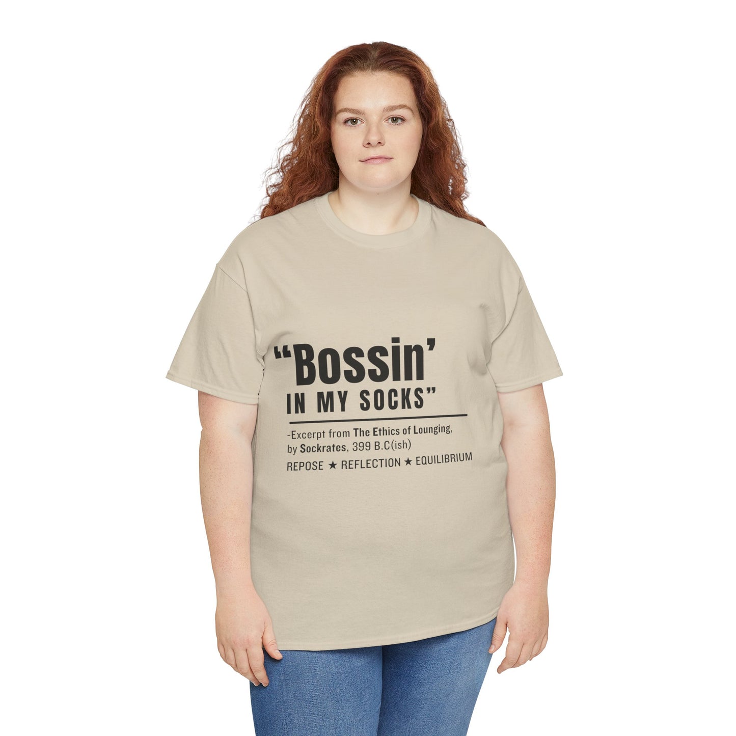 Virtuosoh Bossin' in My Socks Unisex Heavy Cotton T-shirt