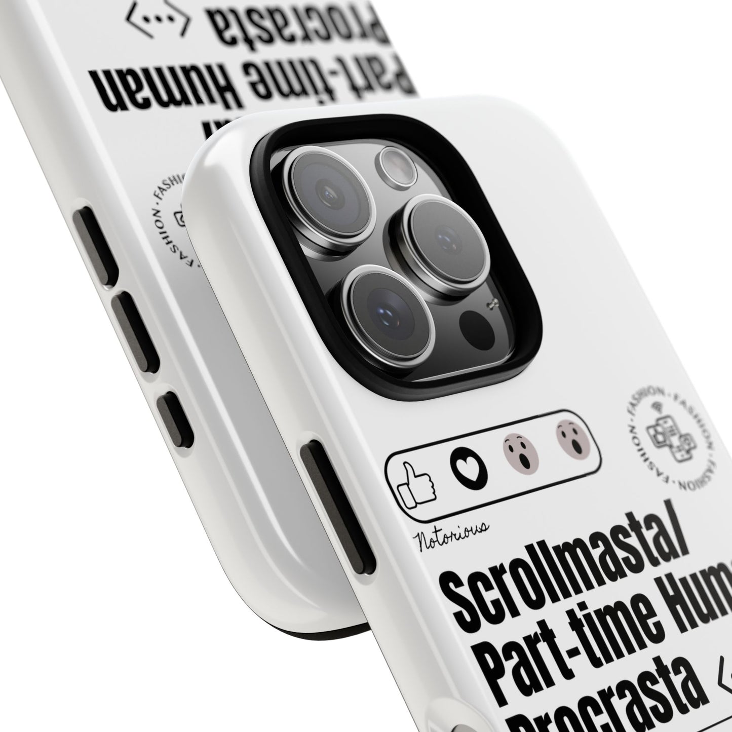 Virtuosoh Scrollmasta Tough Phone case for iPhone - White
