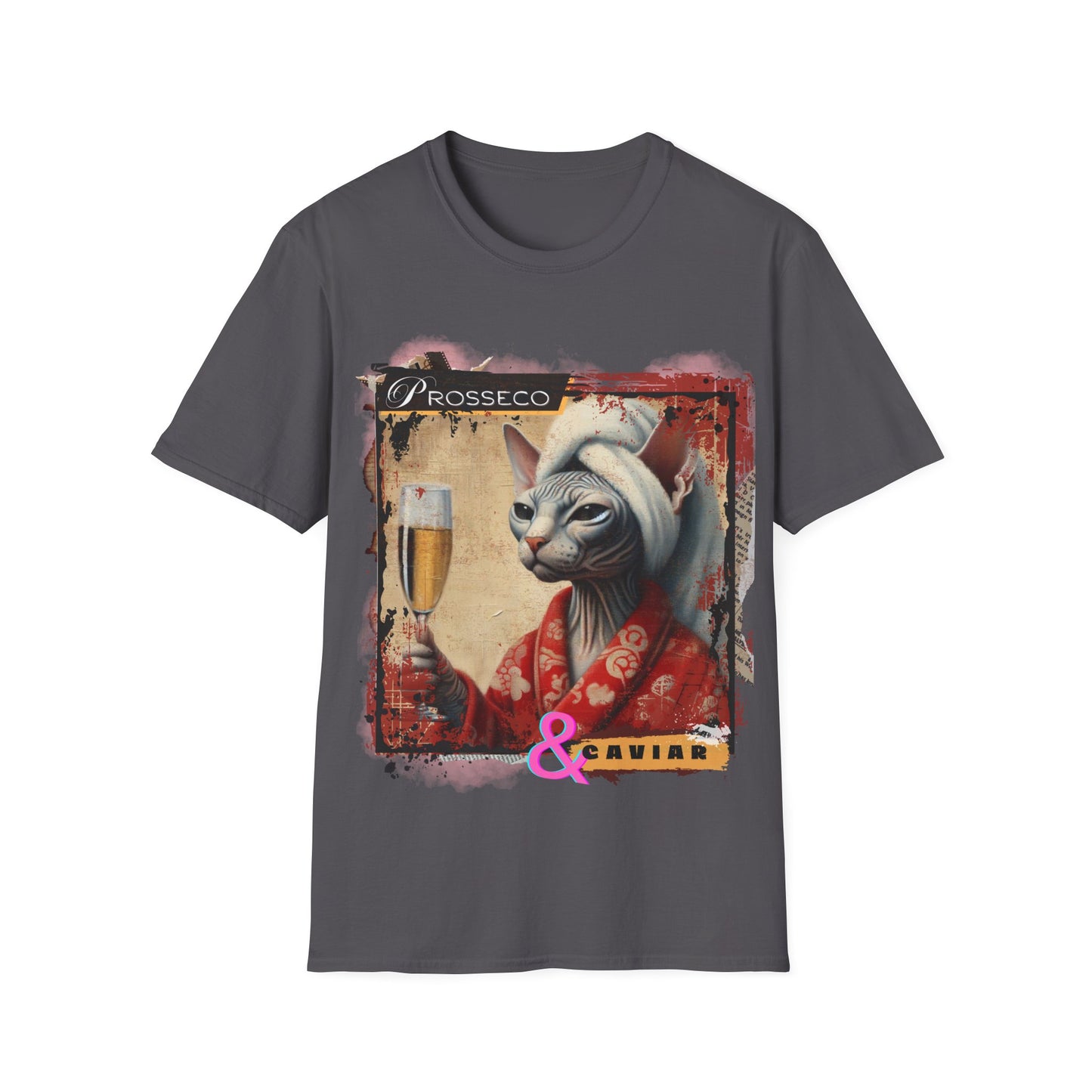 Virtuosoh Prosseco &  Caviar Unisex Softstyle T-Shirt