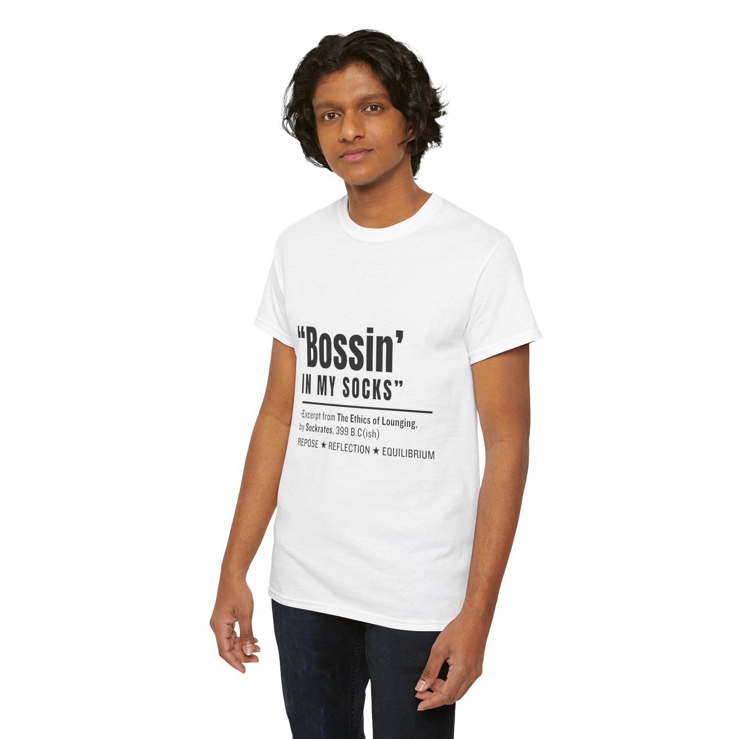 Virtuosoh Bossin' in My Socks Unisex Heavy Cotton T-shirt