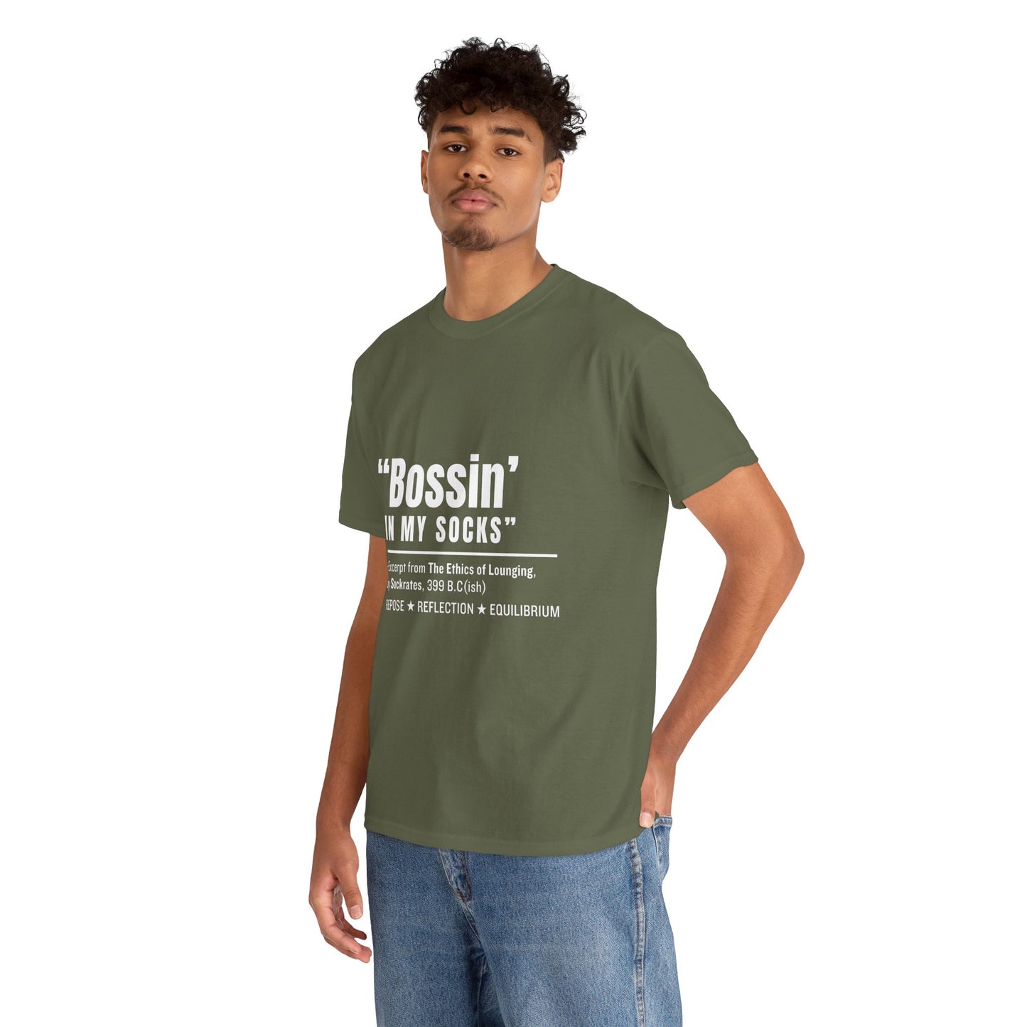 Virtuosoh Bossin' in My Socks Unisex Heavy Cotton T-shirt