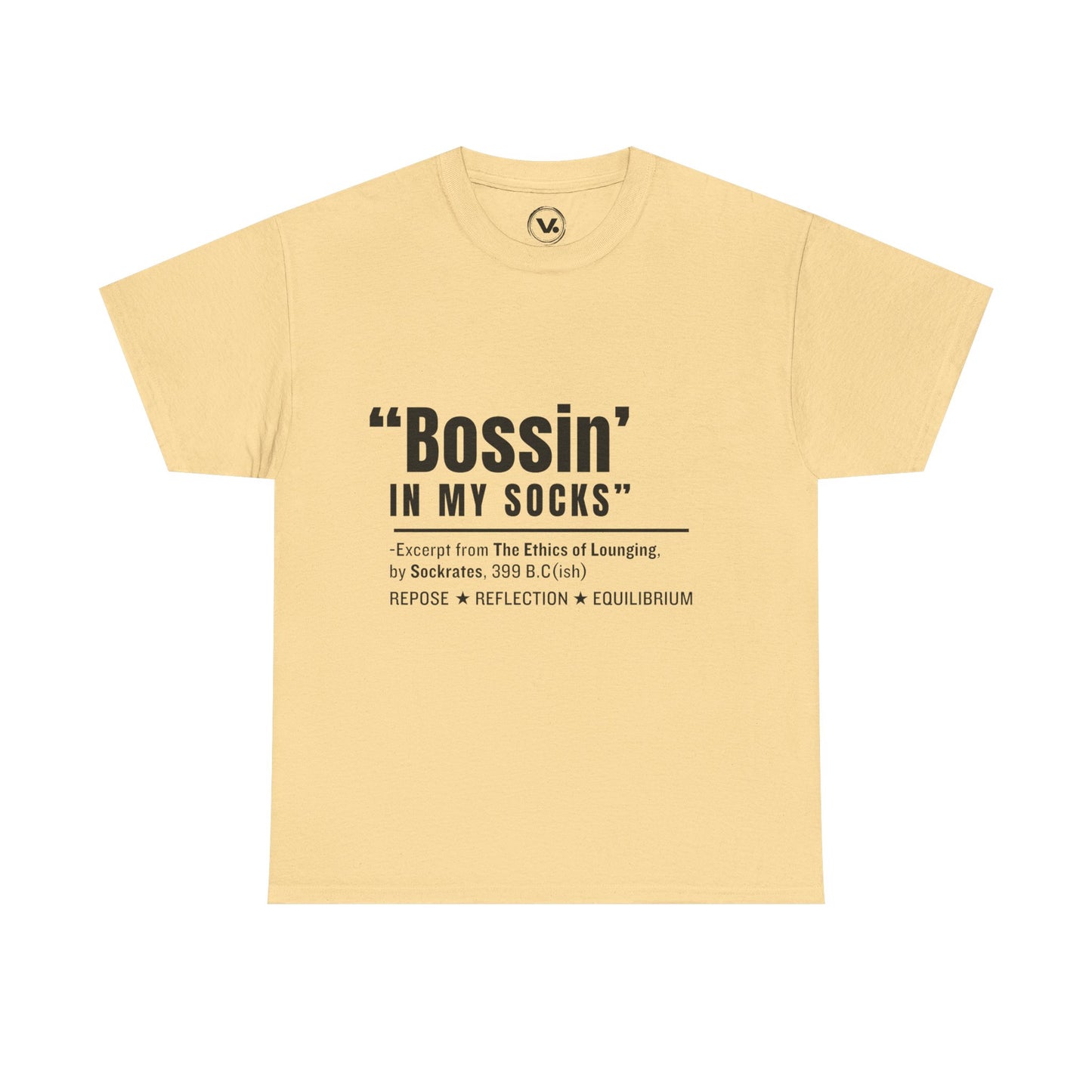 Virtuosoh Bossin' in My Socks Unisex Heavy Cotton T-shirt