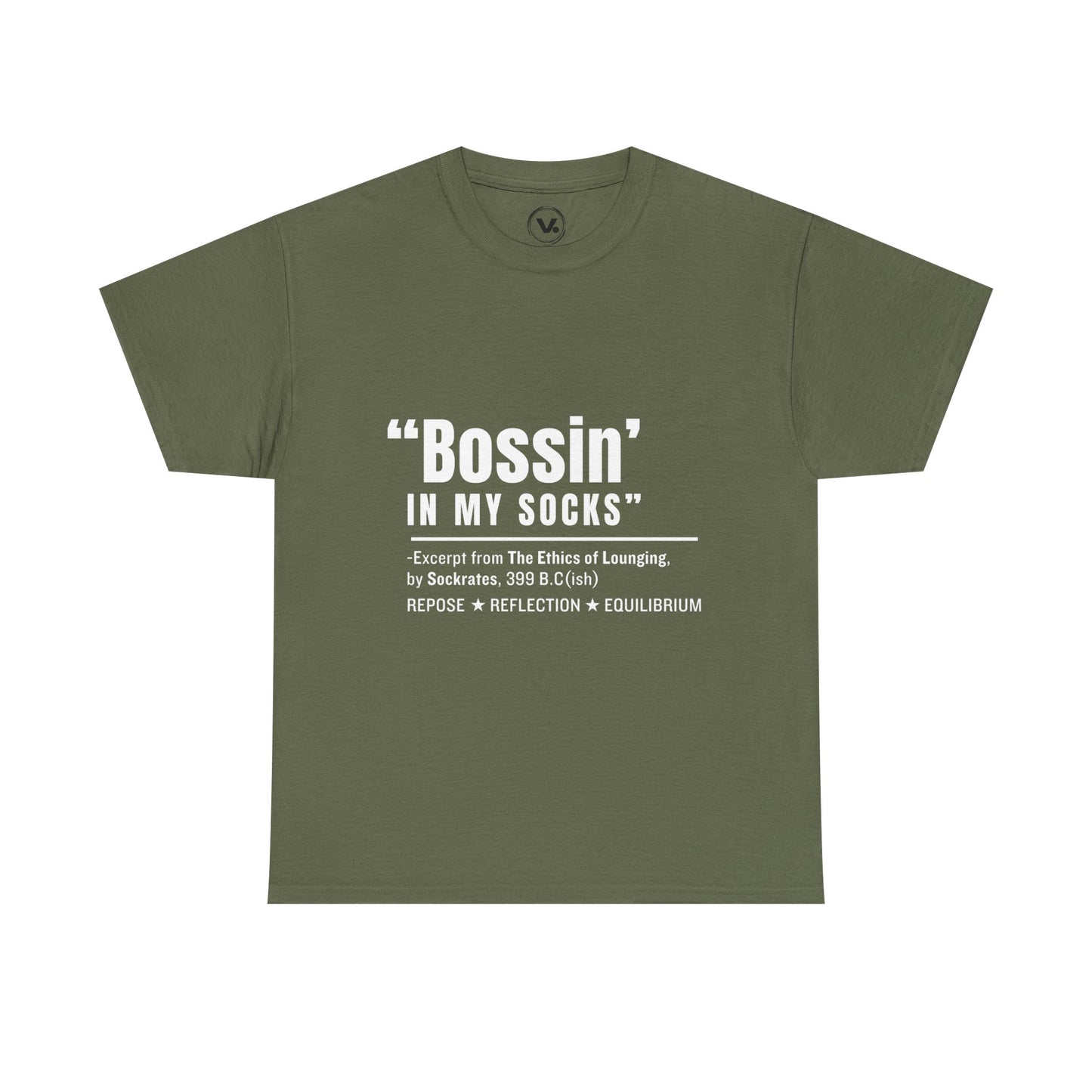 Virtuosoh Bossin' in My Socks Unisex Heavy Cotton T-shirt
