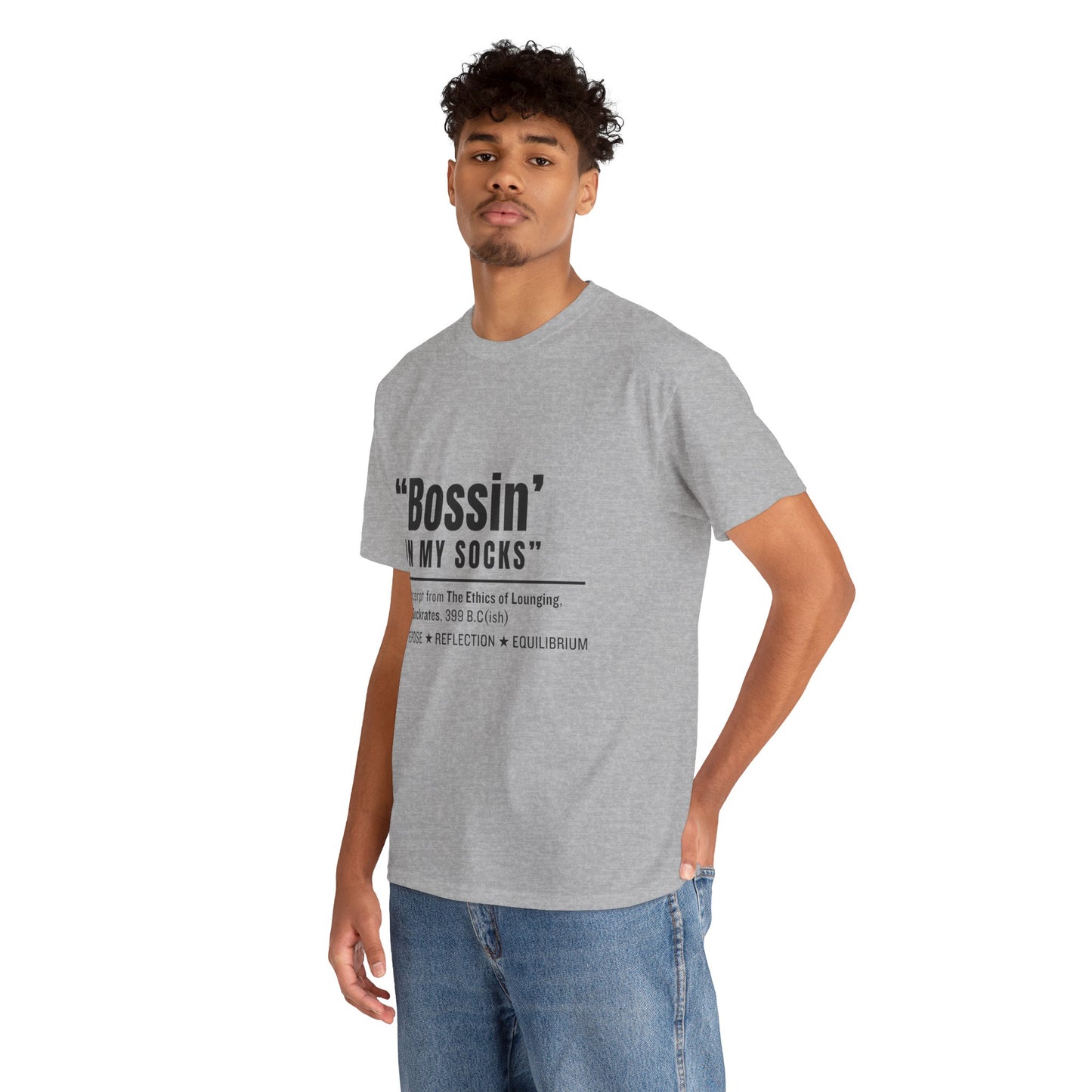 Virtuosoh Bossin' in My Socks Unisex Heavy Cotton T-shirt