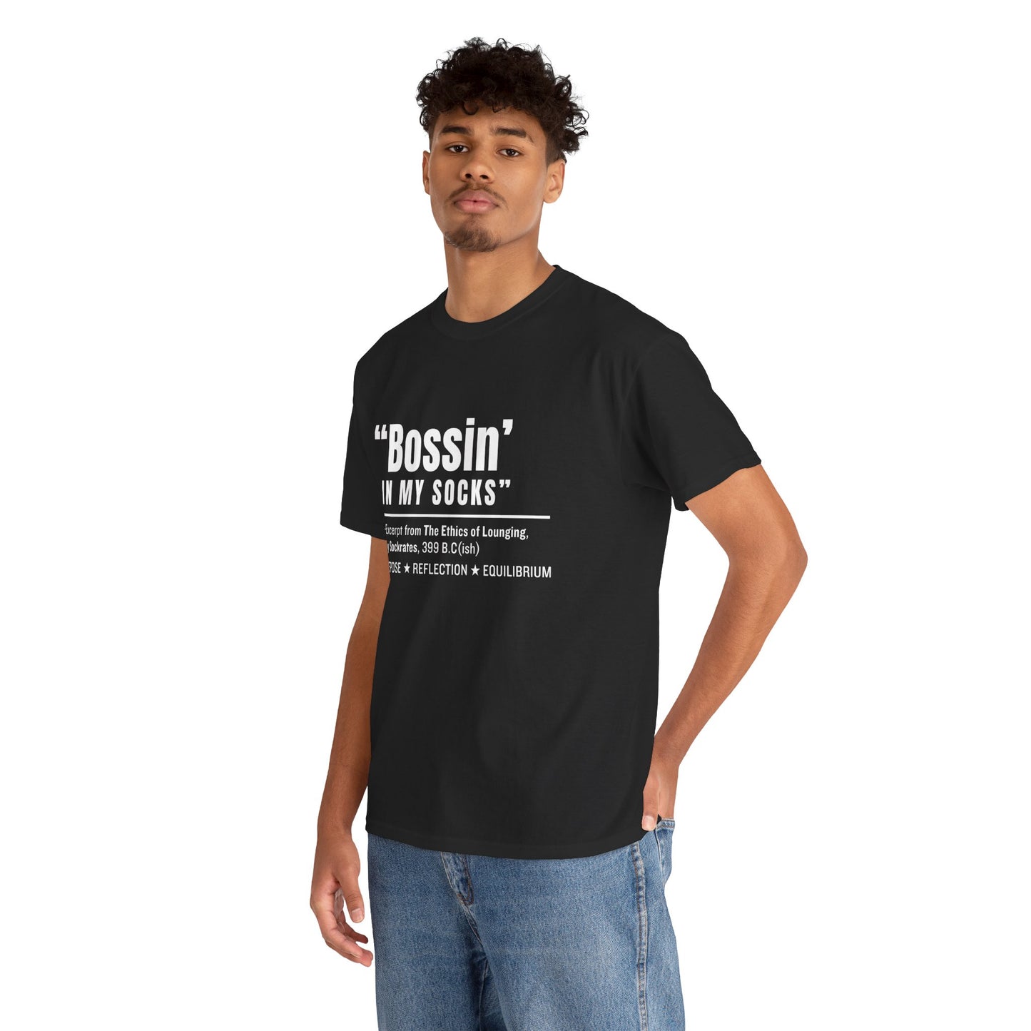Virtuosoh Bossin' in My Socks Unisex Heavy Cotton T-shirt