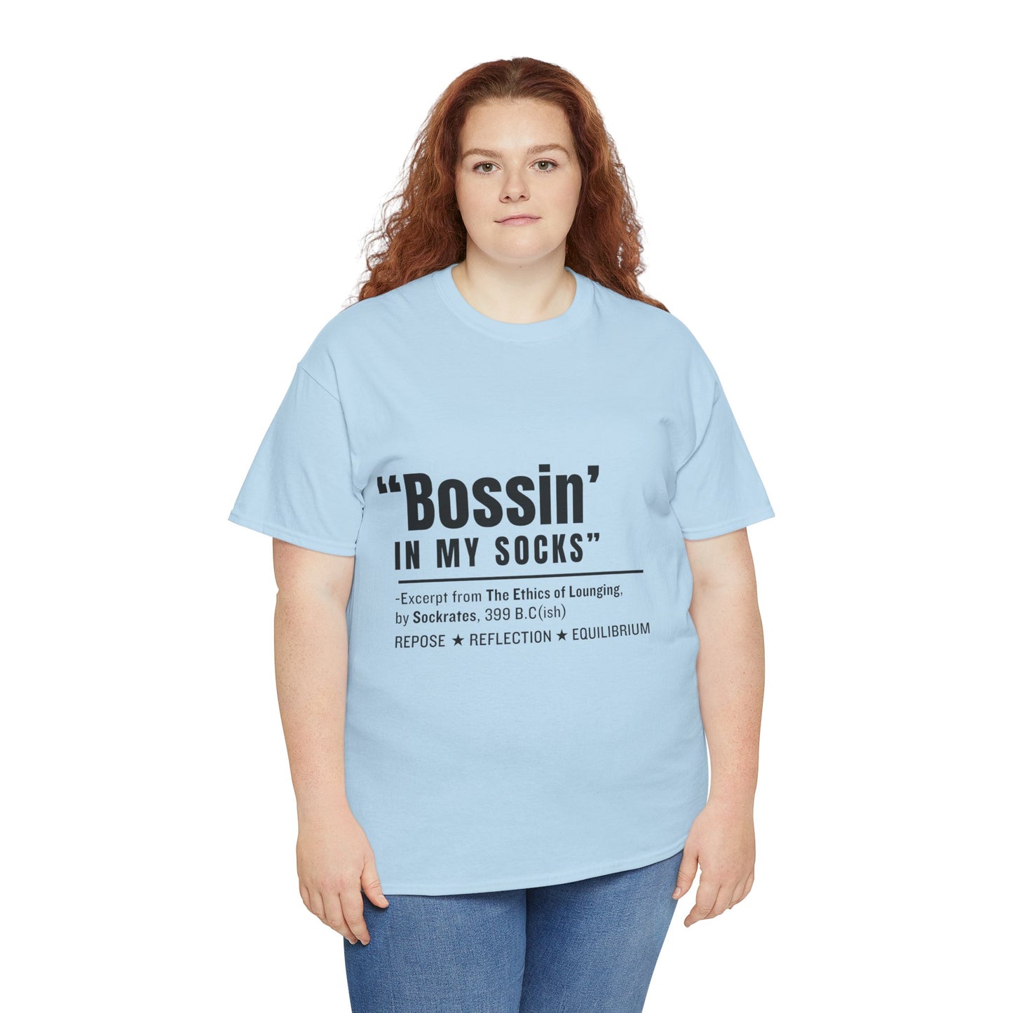 Virtuosoh Bossin' in My Socks Unisex Heavy Cotton T-shirt