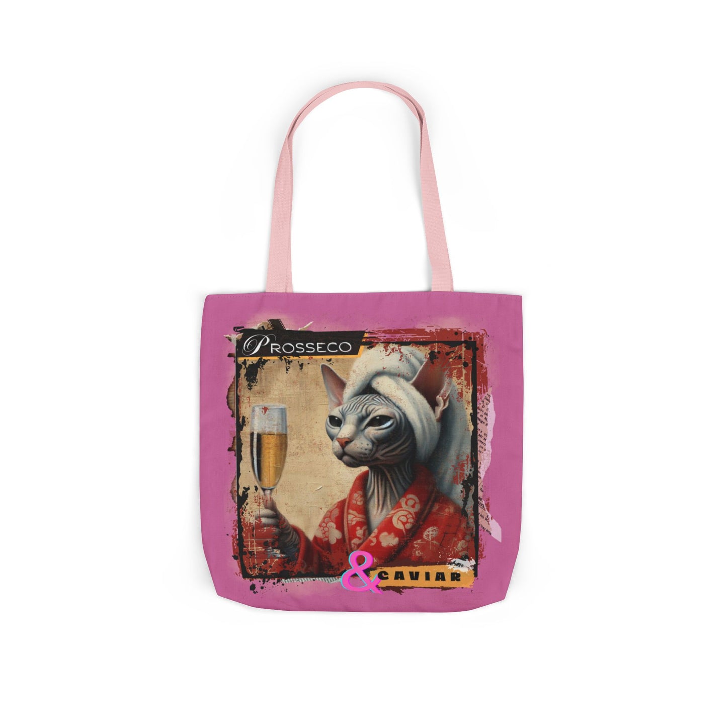 Virtuoso Canvas Tote Bag - Prosseco & Caviar