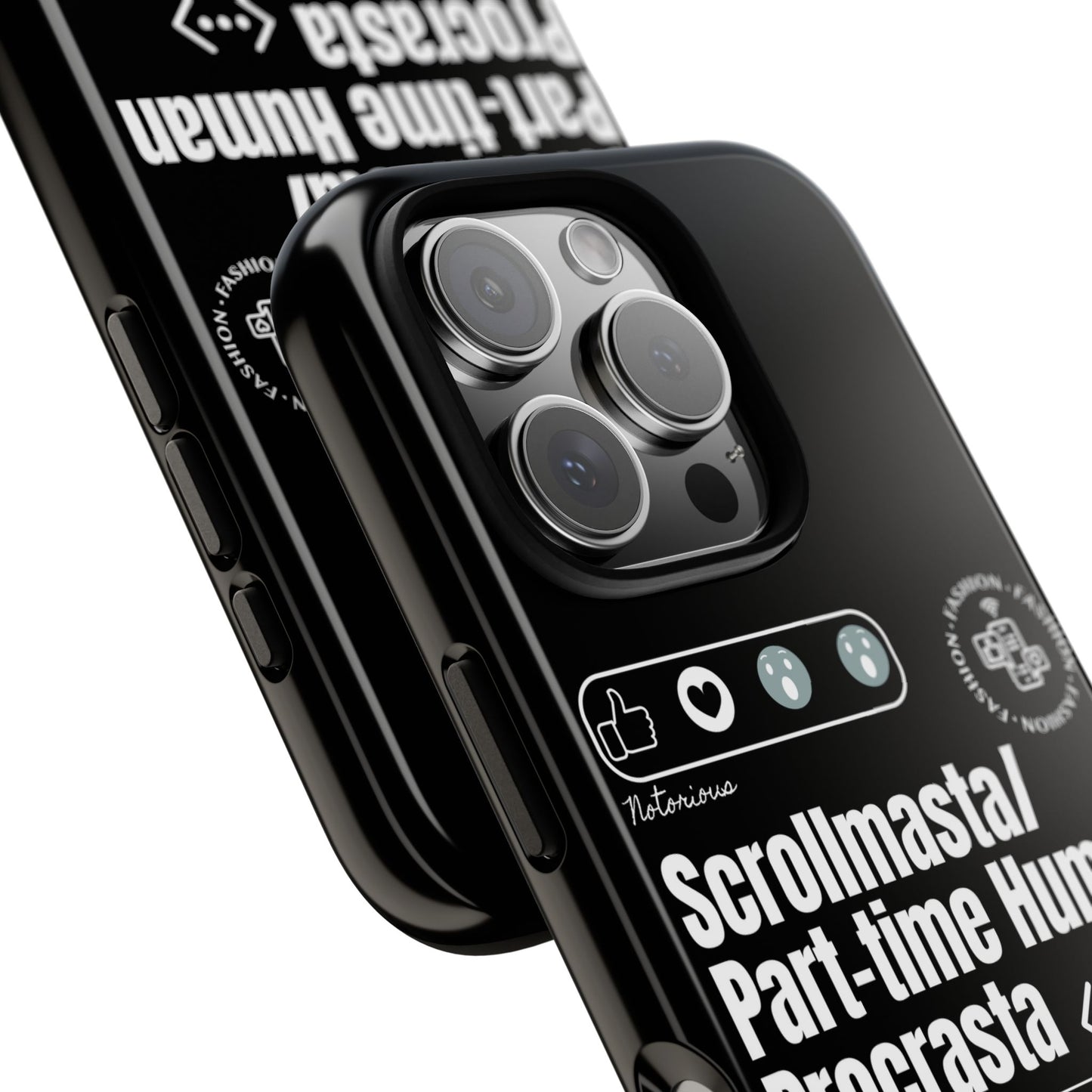 Virtuosoh Scrollmasta Tough Phone Case for iPhone -Black