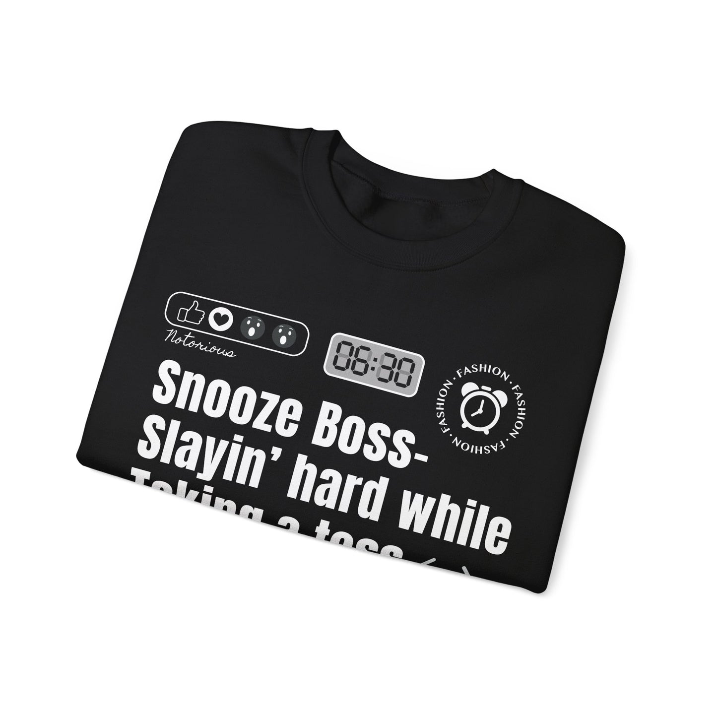 Virtuosoh Snooze Boss Unisex Sweatshirt