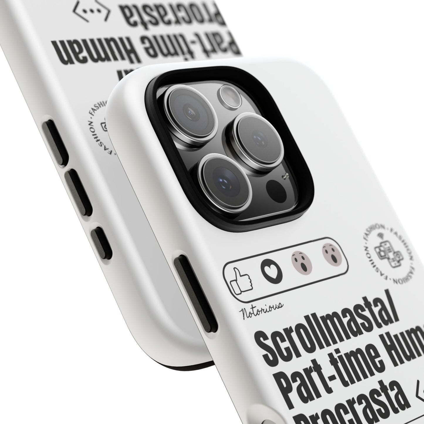 Virtuosoh Scrollmasta Tough Phone case for iPhone - White