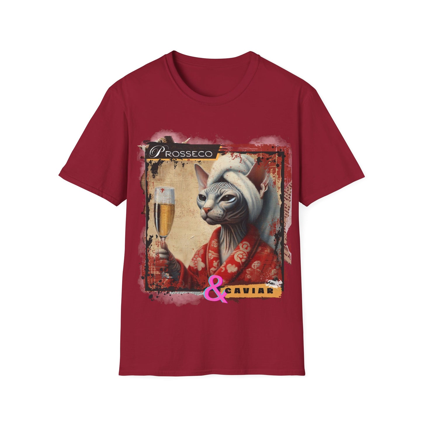 Virtuosoh Prosseco &  Caviar Unisex Softstyle T-Shirt