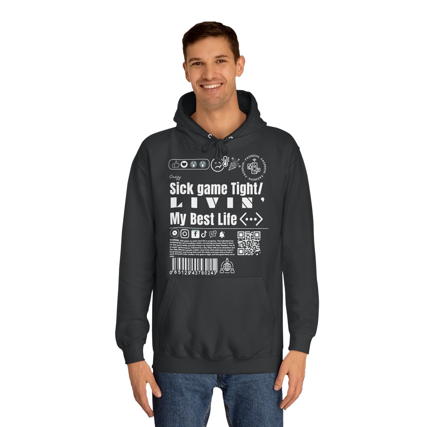 Virtuosoh Sick Game Tight Unisex Hoodie