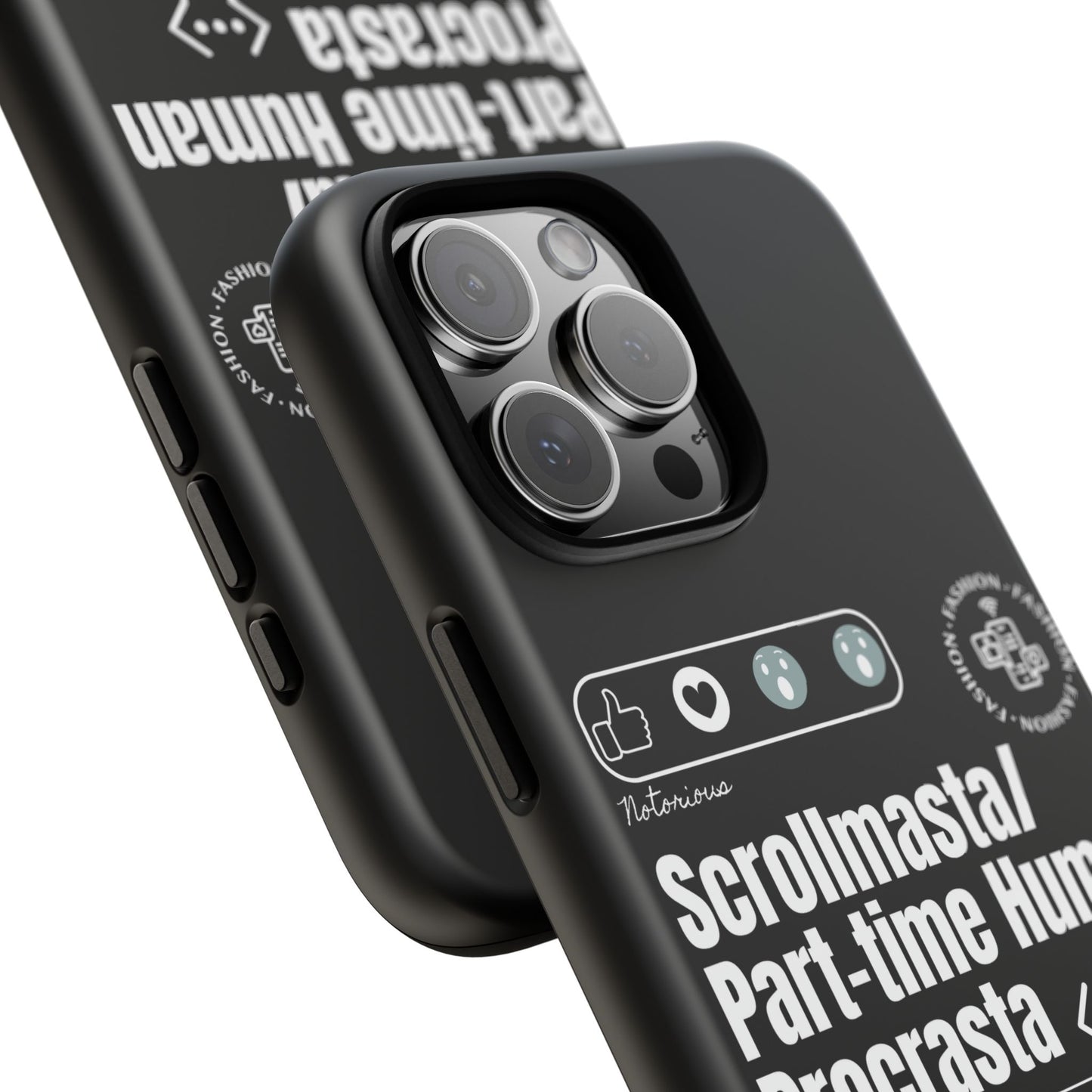 Virtuosoh Scrollmasta Tough Phone Case for iPhone -Black