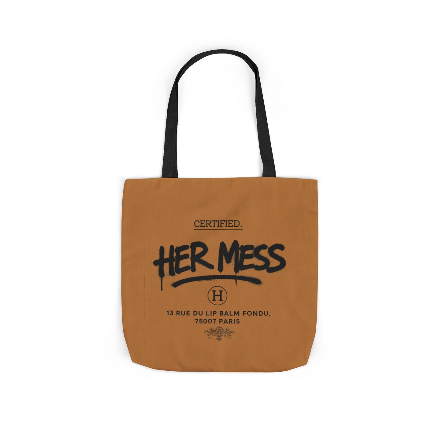 Virtuoso Canvas Tote Bag - "HER MESS" 18" x 18"