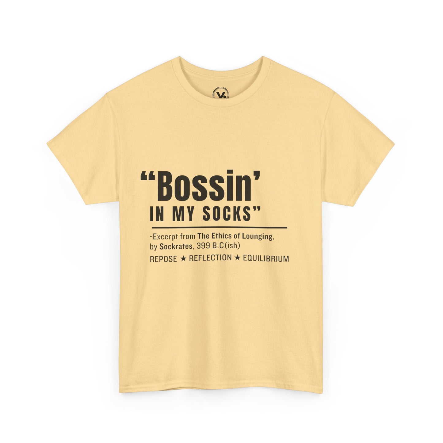 Virtuosoh Bossin' in My Socks Unisex Heavy Cotton T-shirt