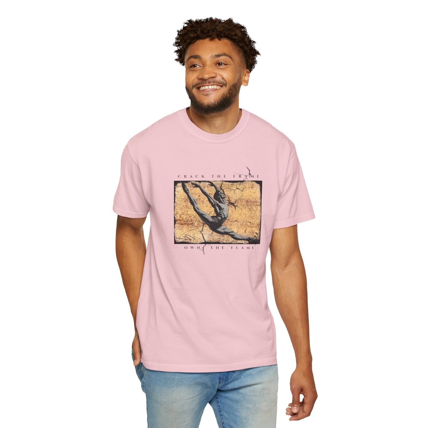Virtuosoh Crack the Frame Own the Flame unisex T-shirt