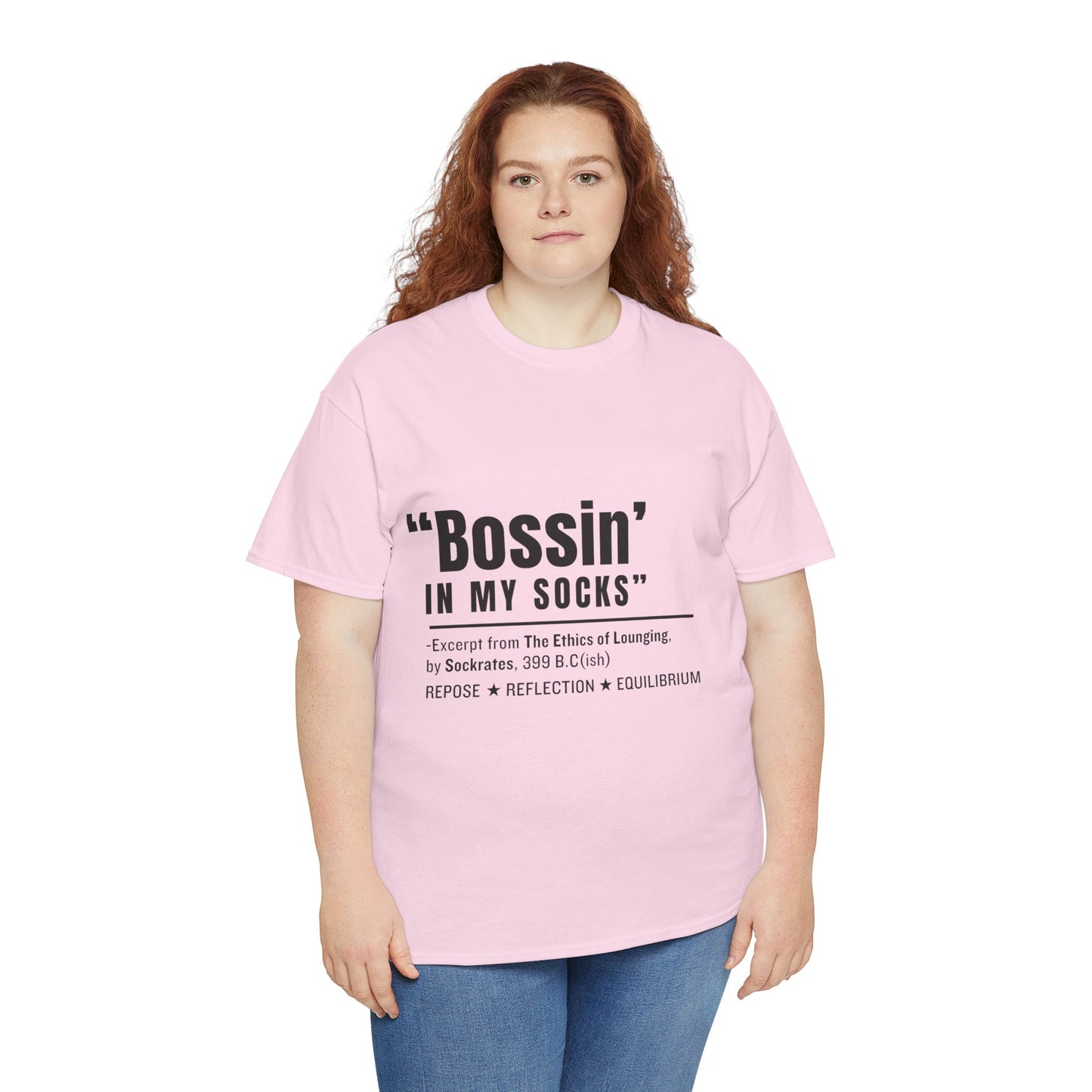 Virtuosoh Bossin' in My Socks Unisex Heavy Cotton T-shirt