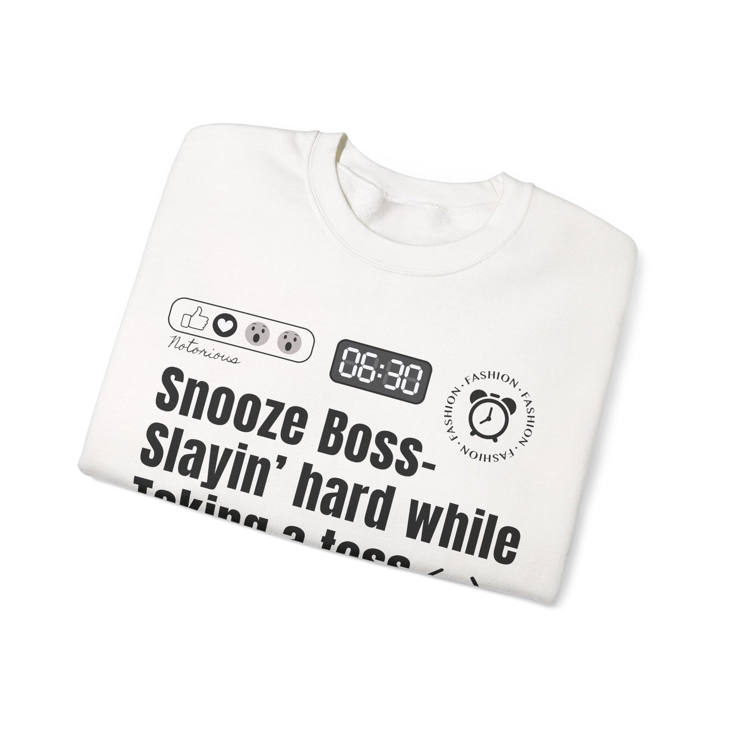 Virtuosoh Snooze Boss Unisex Sweatshirt