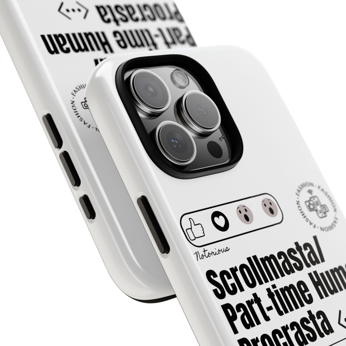 Virtuosoh Scrollmasta Tough Phone case for iPhone - White