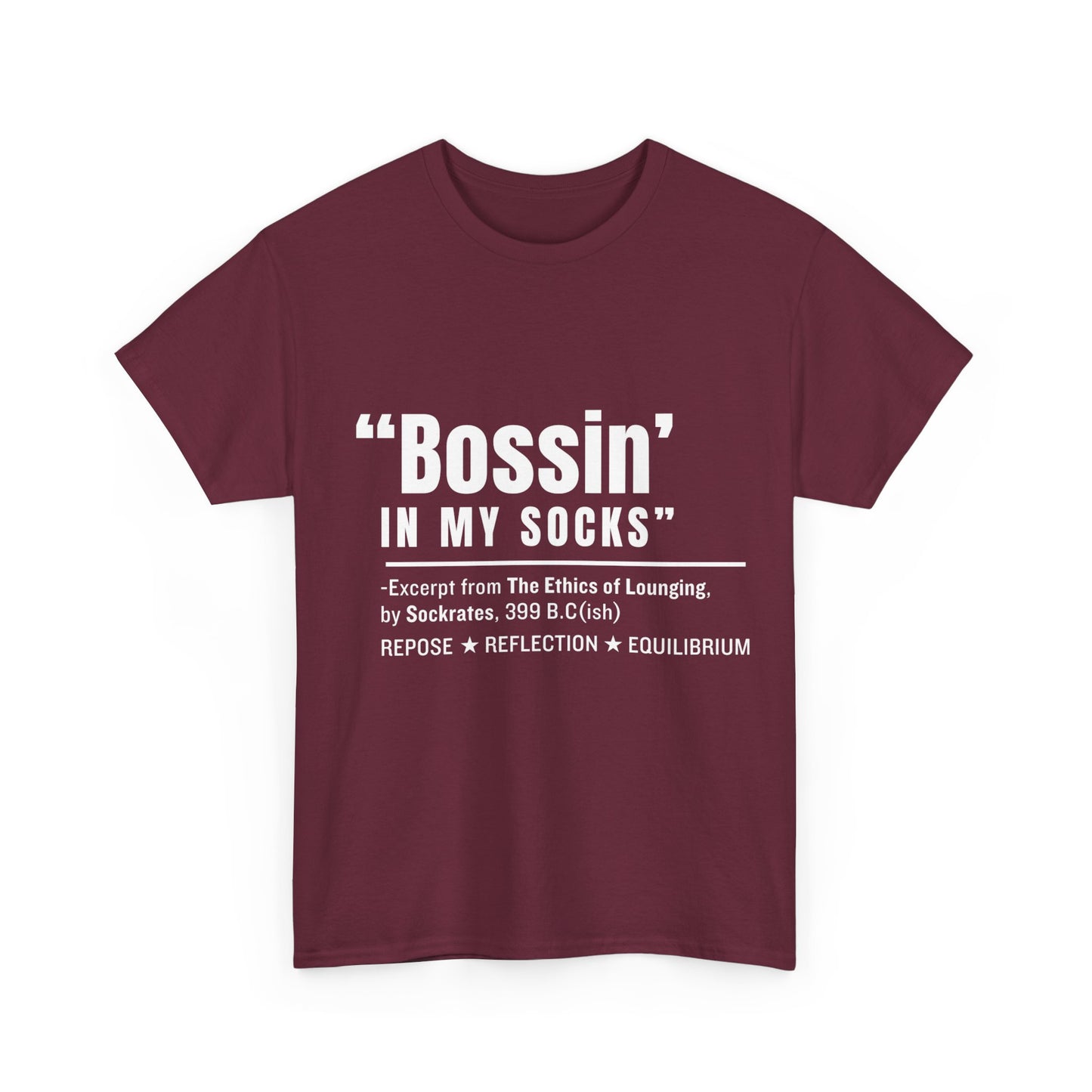 Virtuosoh Bossin' in My Socks Unisex Heavy Cotton T-shirt